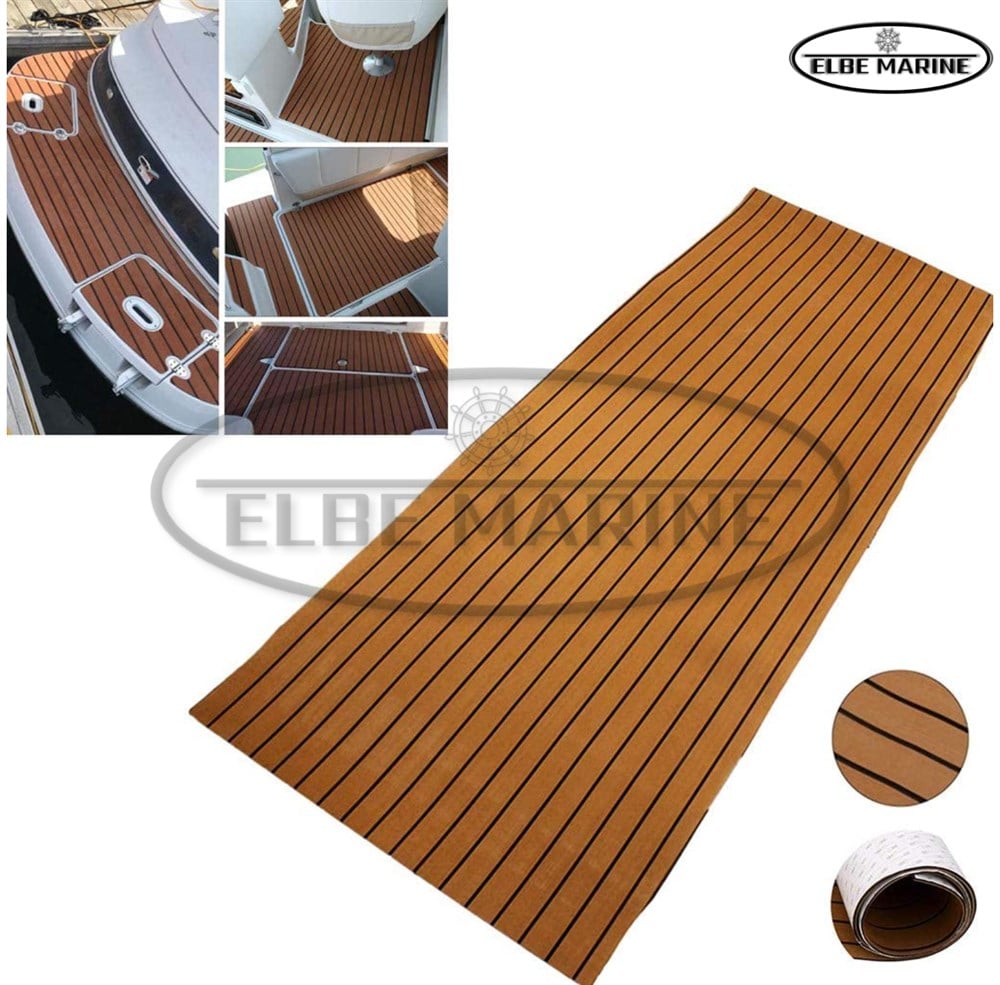 ELBE Marine Eva Foam Faux Decking Sheet Light Brown
