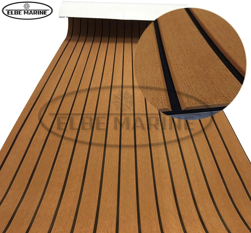 ELBE Marine Eva Foam Faux Decking Sheet Light Brown