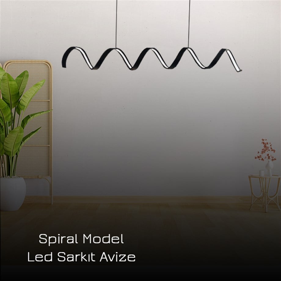 Led Sarkıt Avize Spiral Model Monolux ML 80012