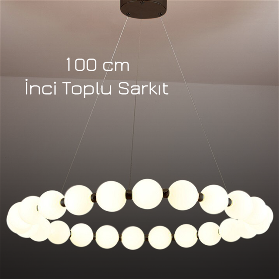 Monolux 100 cm 25 İnci Toplu Sarkıt Avize ML 83503