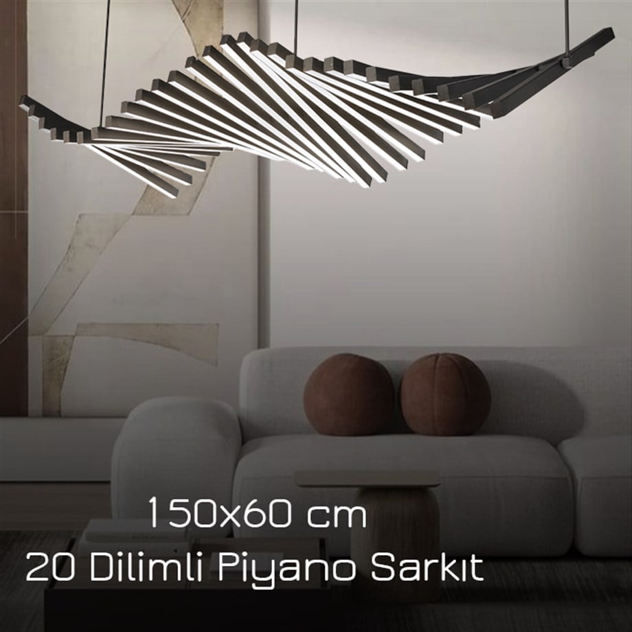 Monolux 20 Dilimli Piyano Sarkıt Avize ML36004