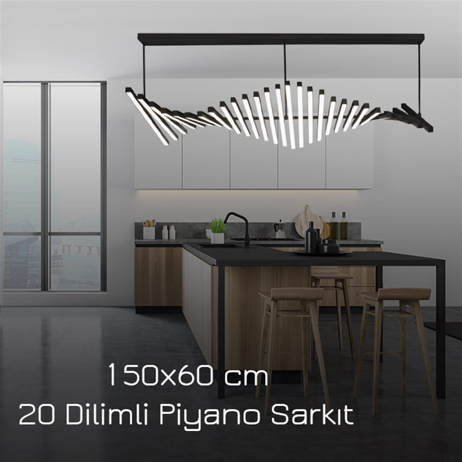 Monolux 20 Dilimli Piyano Sarkıt Avize ML36004