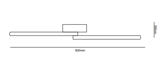 Monolux 2'li Kesik Çember Led Plafonyer ML 30076