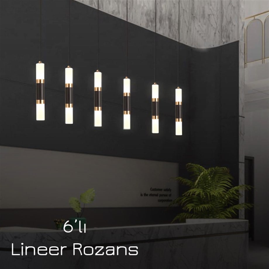 Monolux 6'lı Lineer Rozans Boru Sarkıt ML 83110-L6