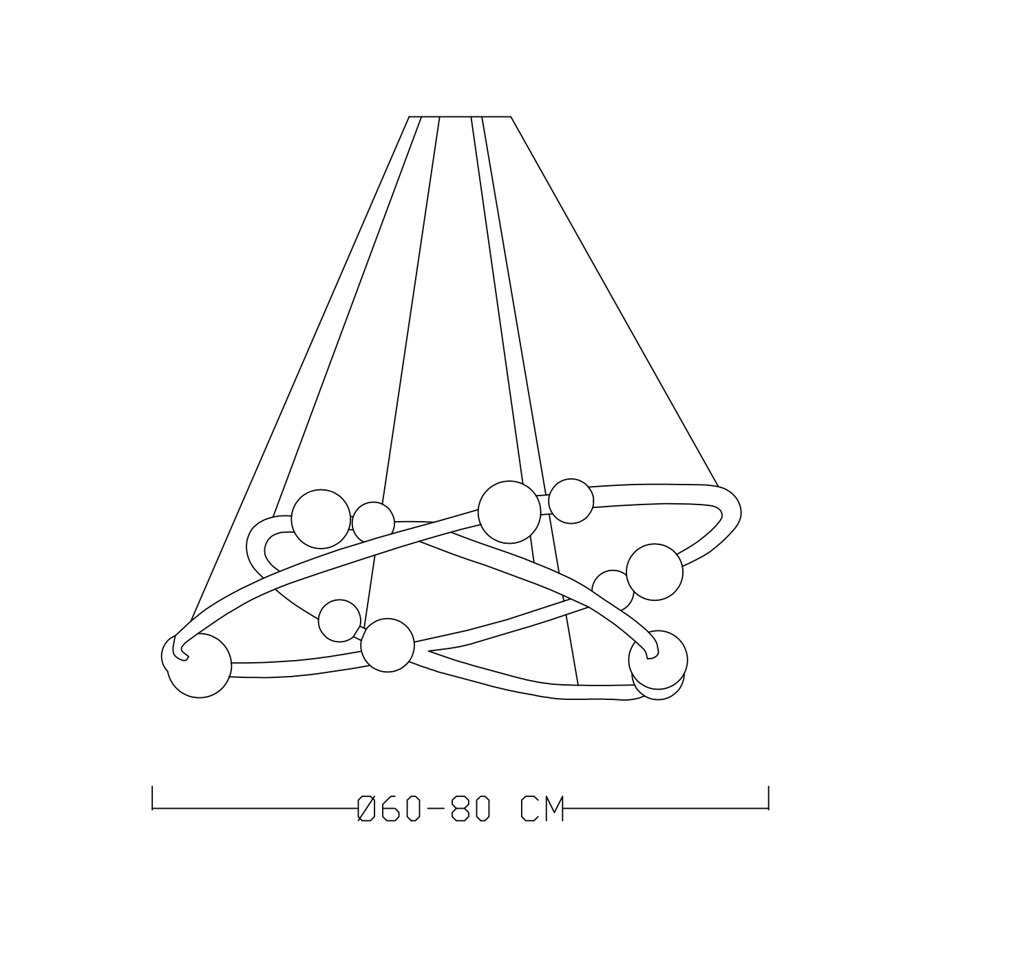 Monolux Akrilik İnci Toplu Led Sarkıt ML 83602