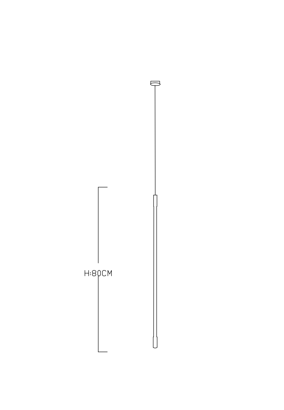 Monolux Boru Model Sarkıt Avize ML 32021