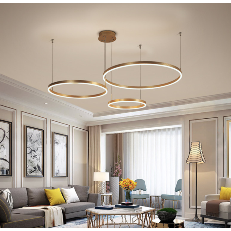 Monolux Circlelight Led 3'lü Çember Sarkıt Avize ML 30044