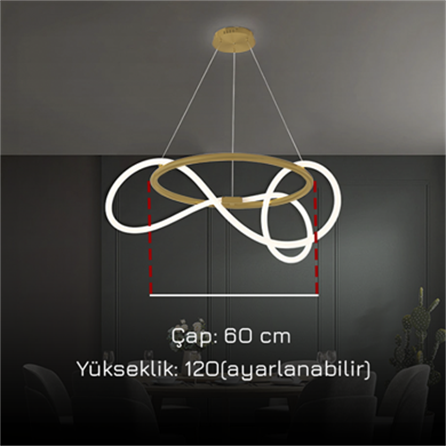 Monolux Freelight  Led Sarkıt Avize ML 86022