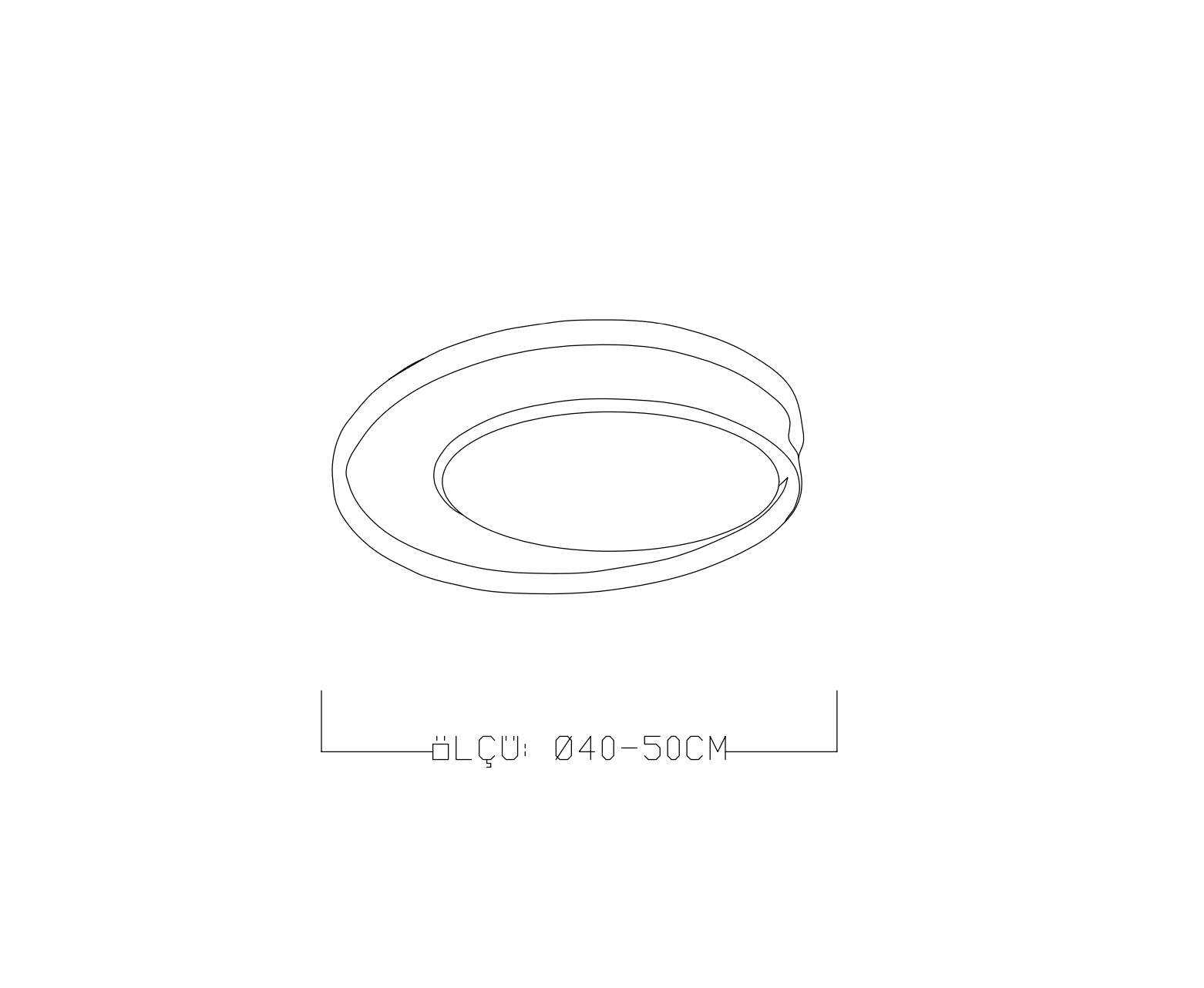 Monolux İskandinav Led Plafonyer ML 36503