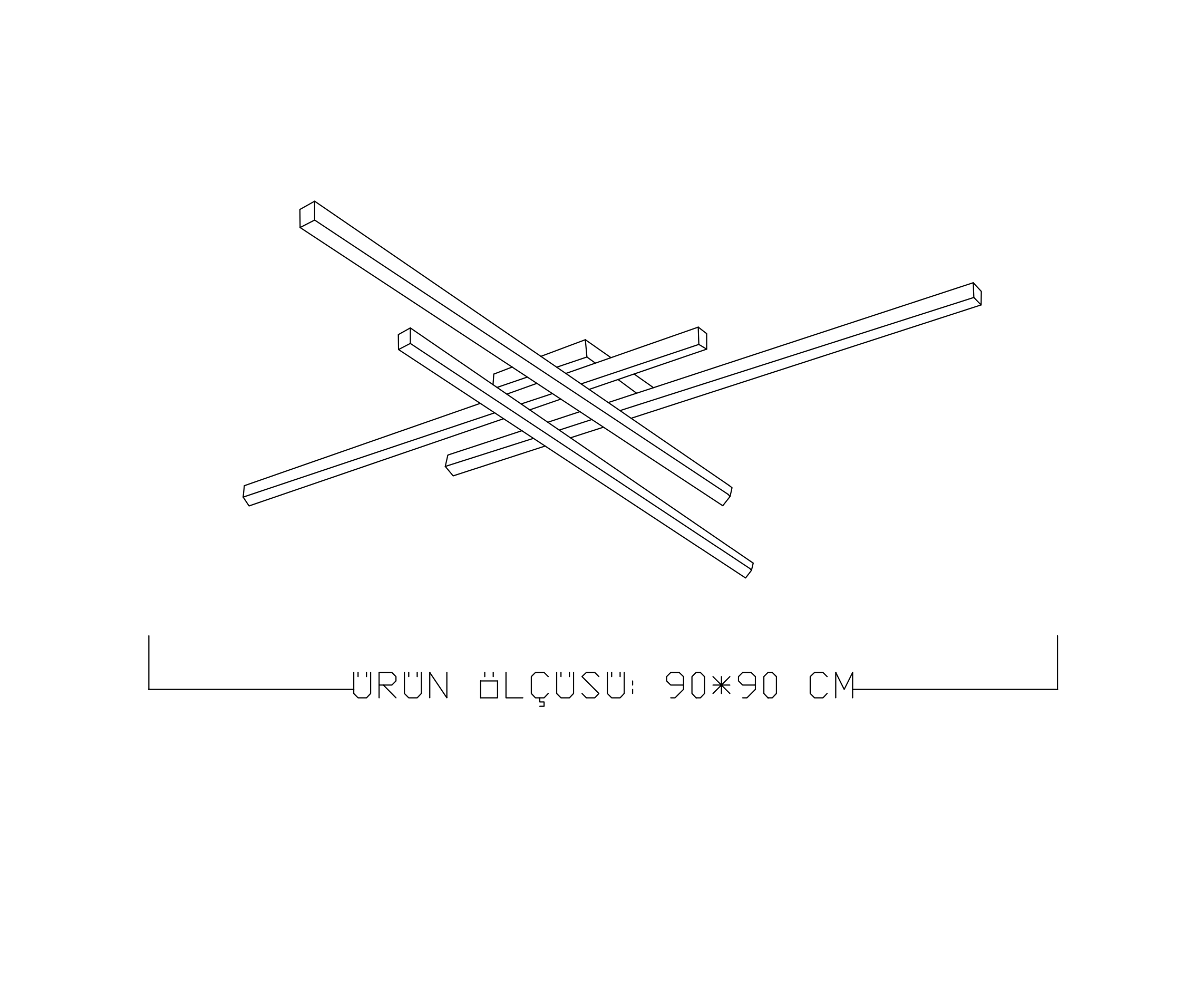 Monolux Lineer Model Plafonyer ML 30309