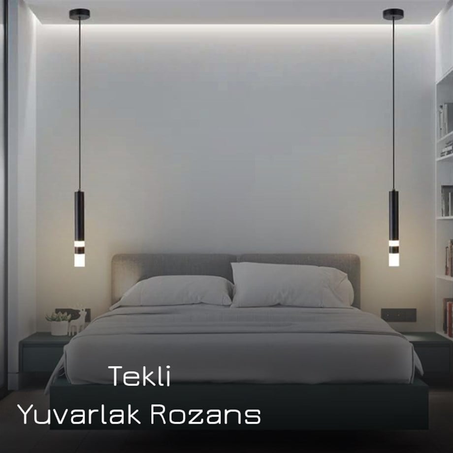 Monolux Pipelight Tekli Yuvarlak Rozans Boru Sarkıt ML 83110-A
