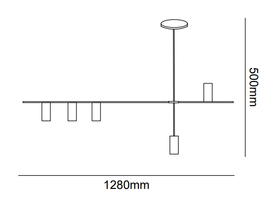 Monolux Spot Işıklı Led Sarkıt ML 84006