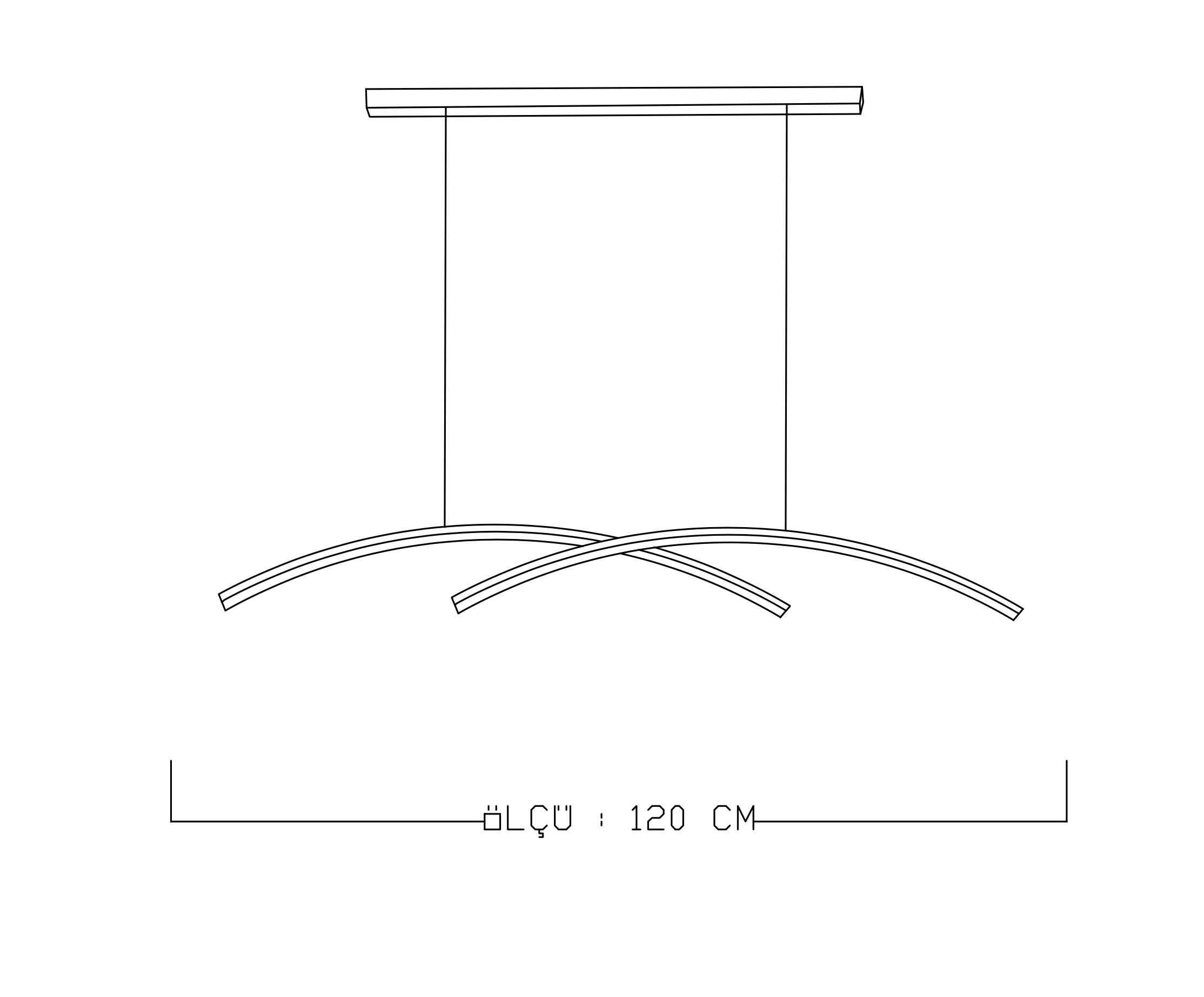 Monolux Yassı Led Sarkıt Avize ML 32024