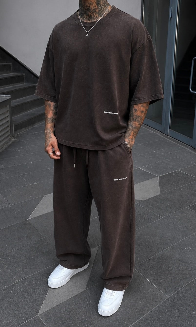 Acid Yıkama Oversize Takım