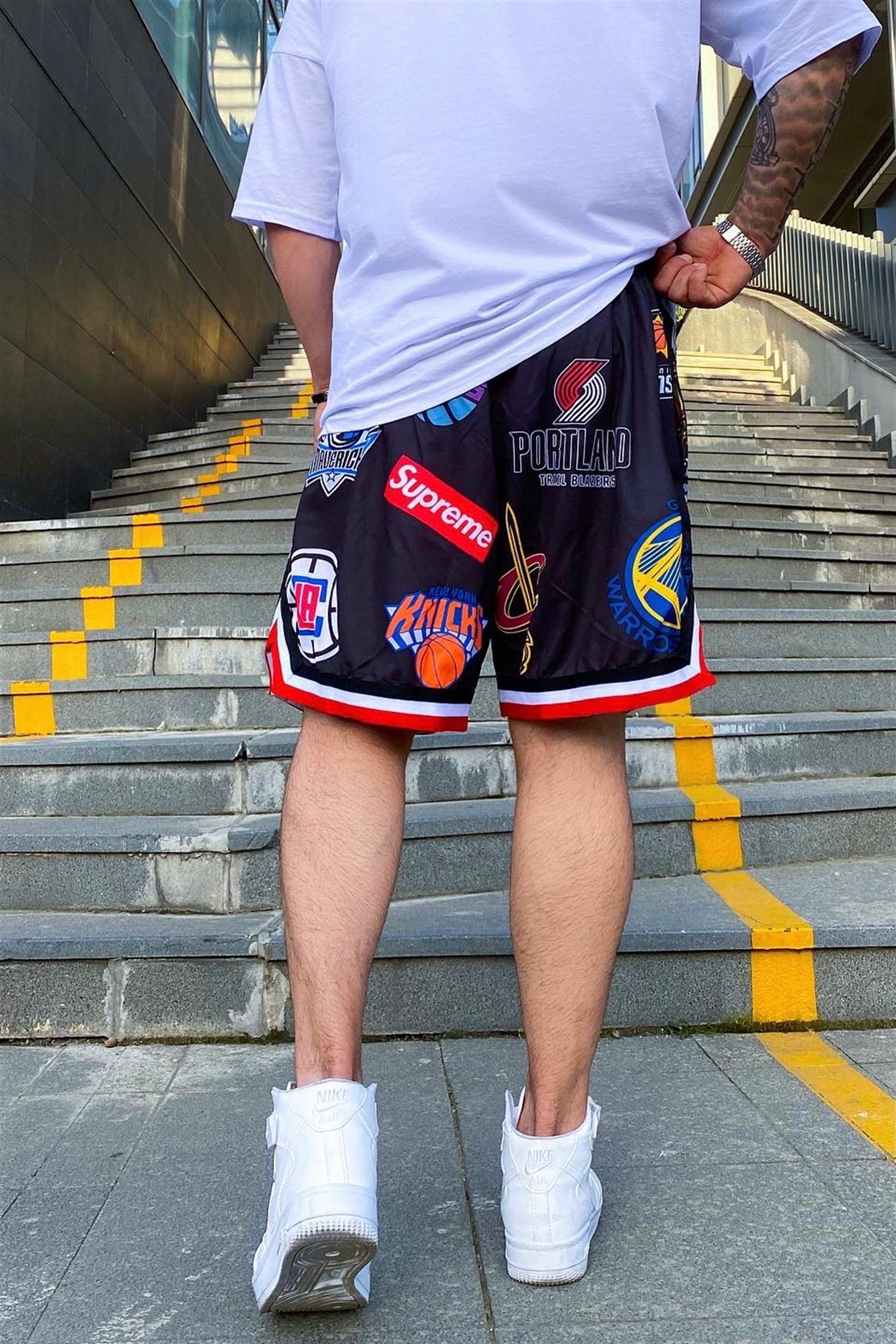 All star siyah nba şort