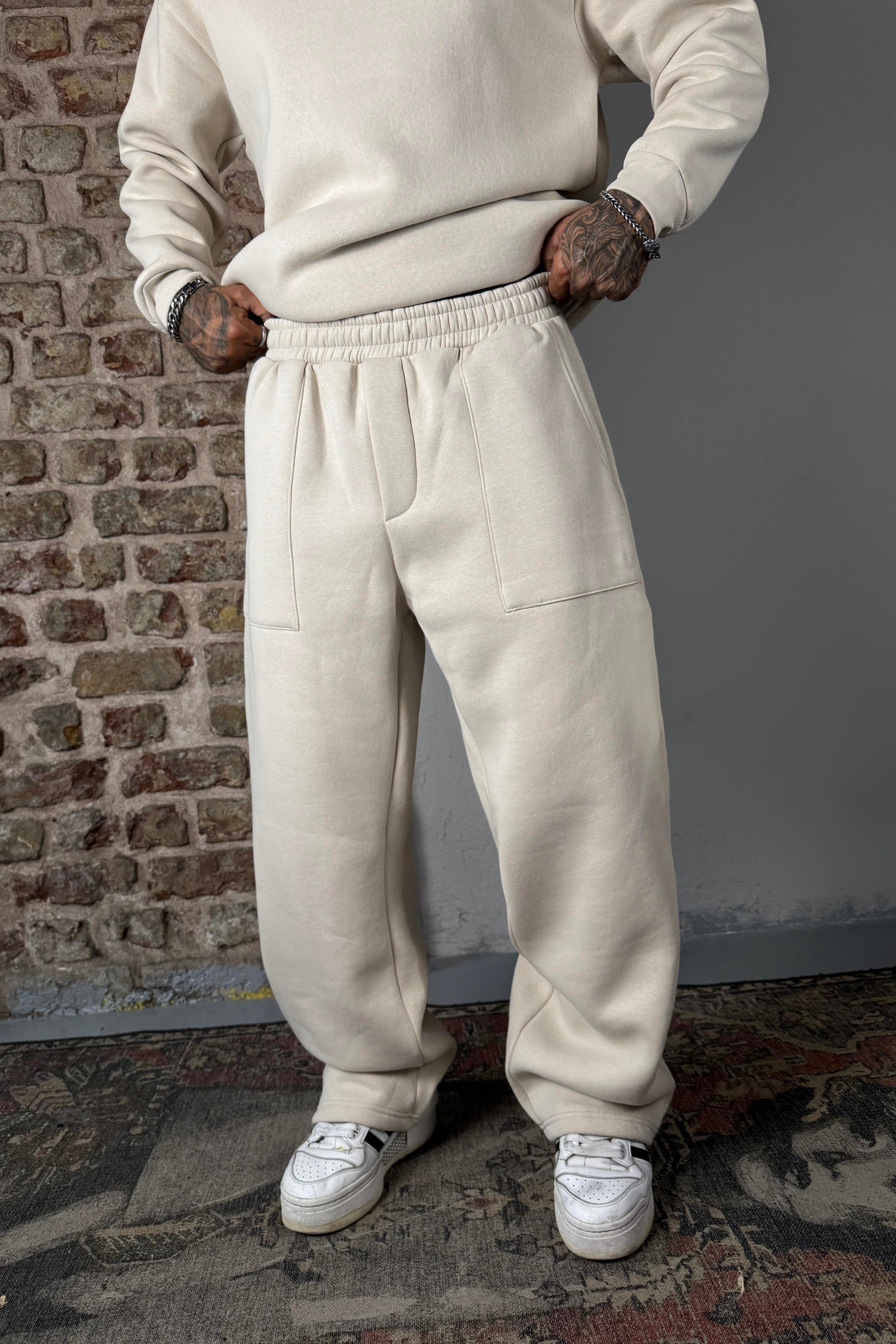 Bej Oversize Set