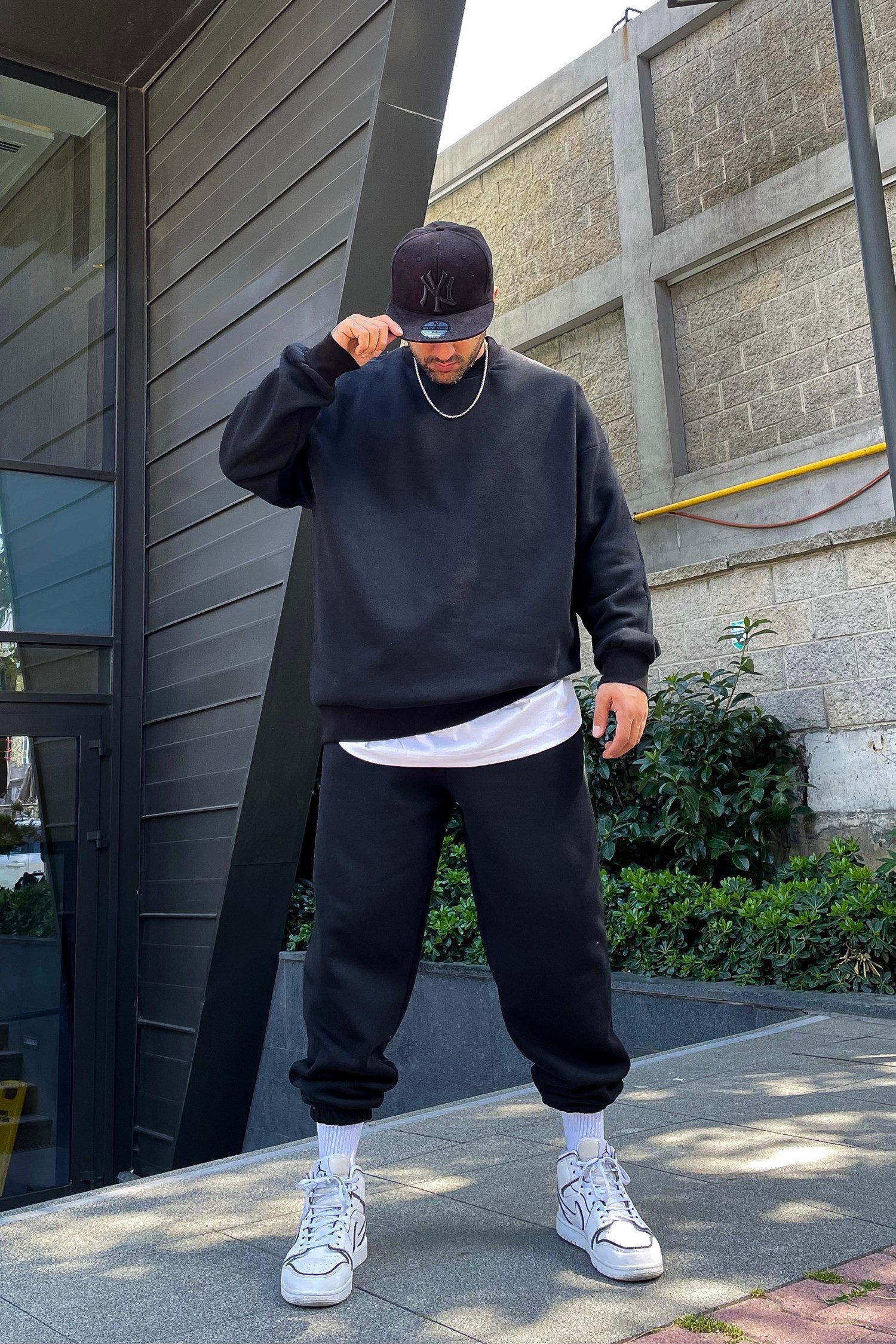Black tracksuit