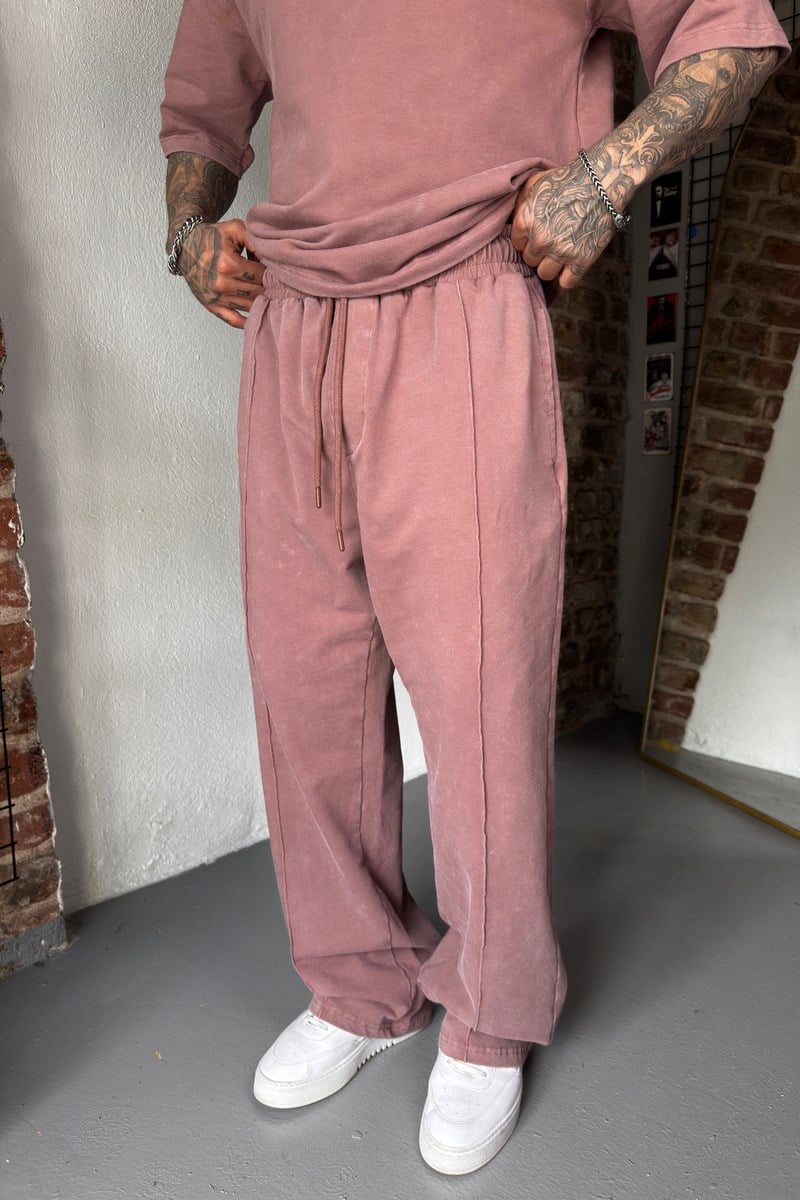 Dusty Rose Acid Washed Set