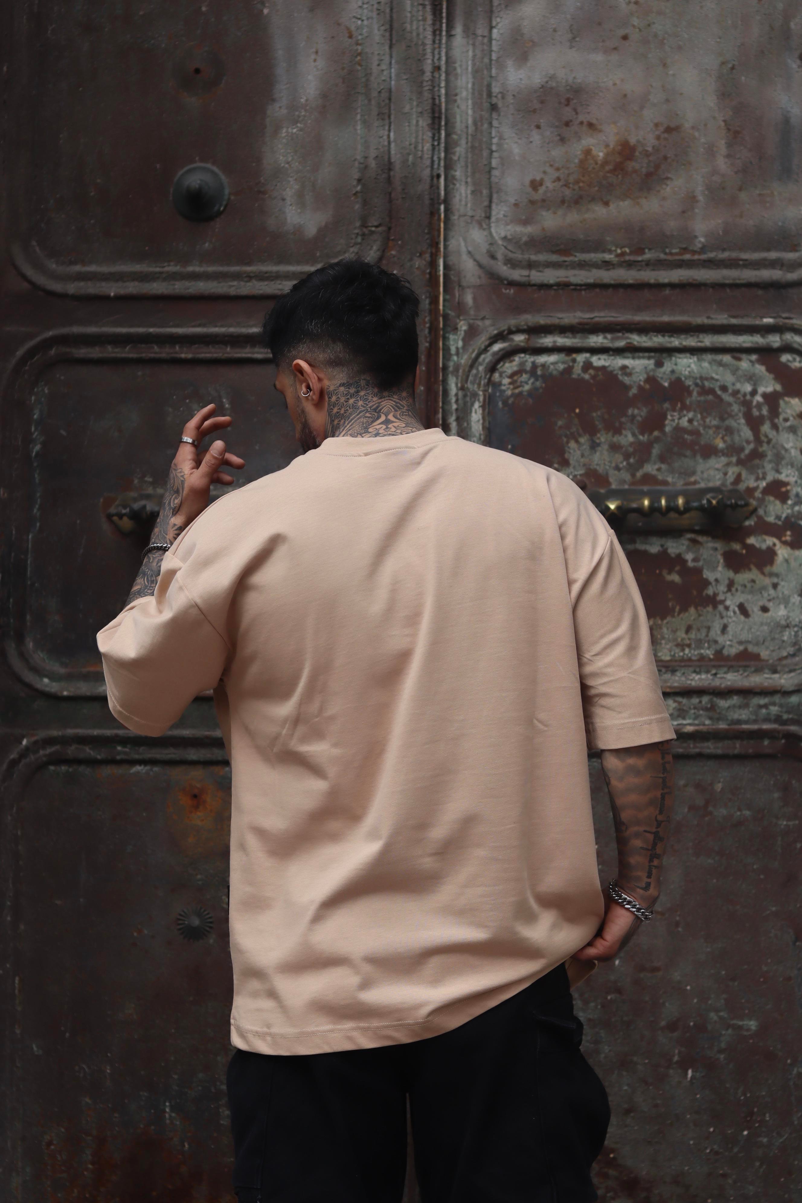 Eagle baskılı oversize tshirt