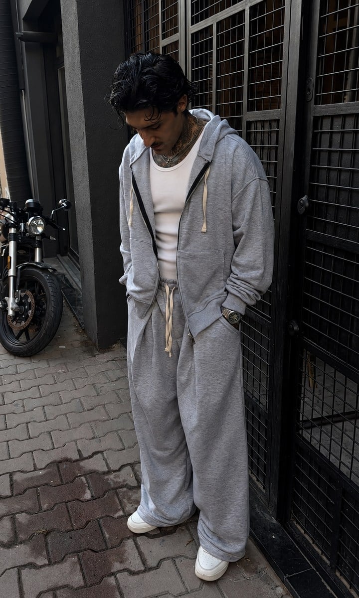 Greymelange Oversize Takım