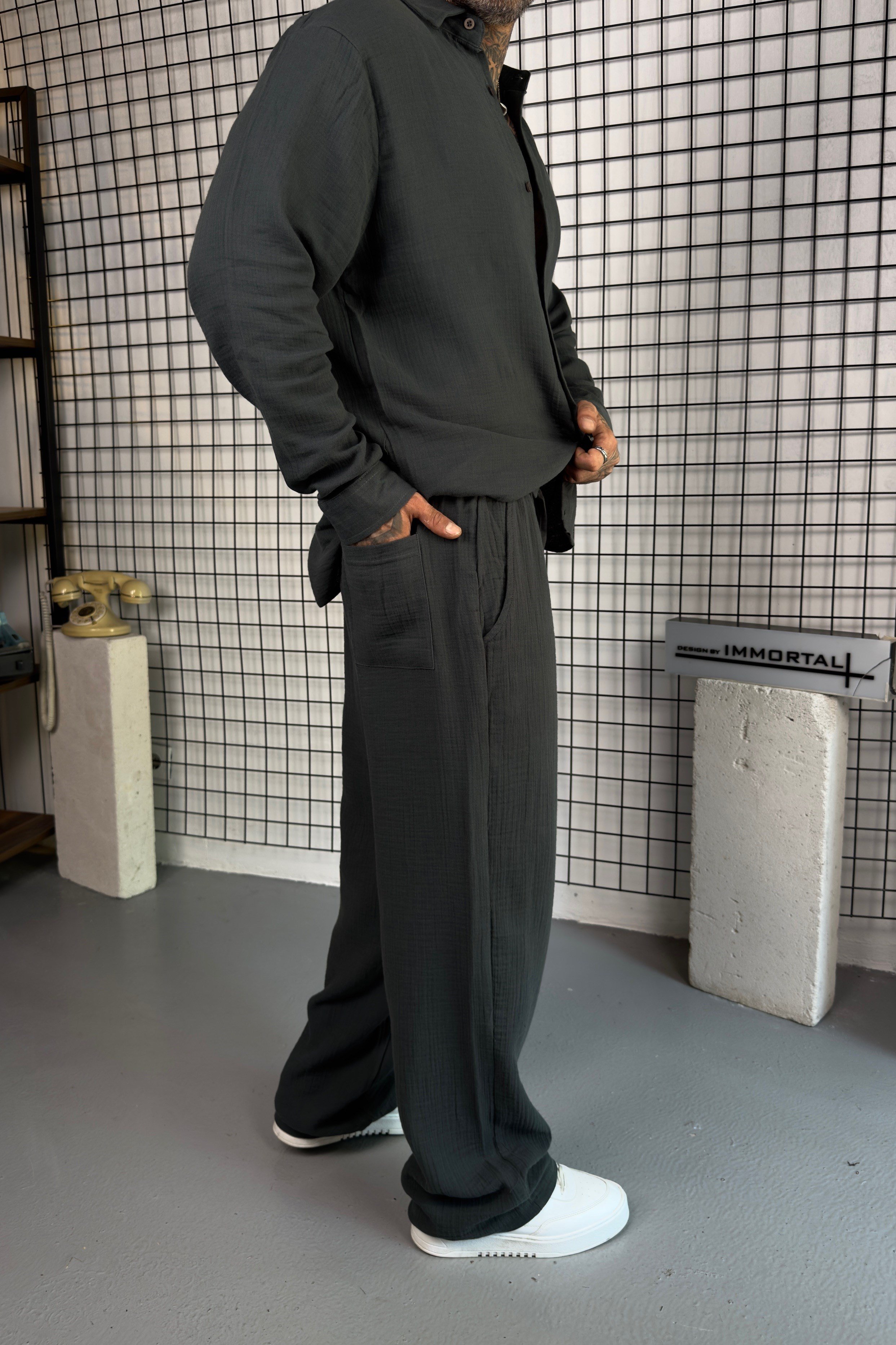 Haki Oversize Takım