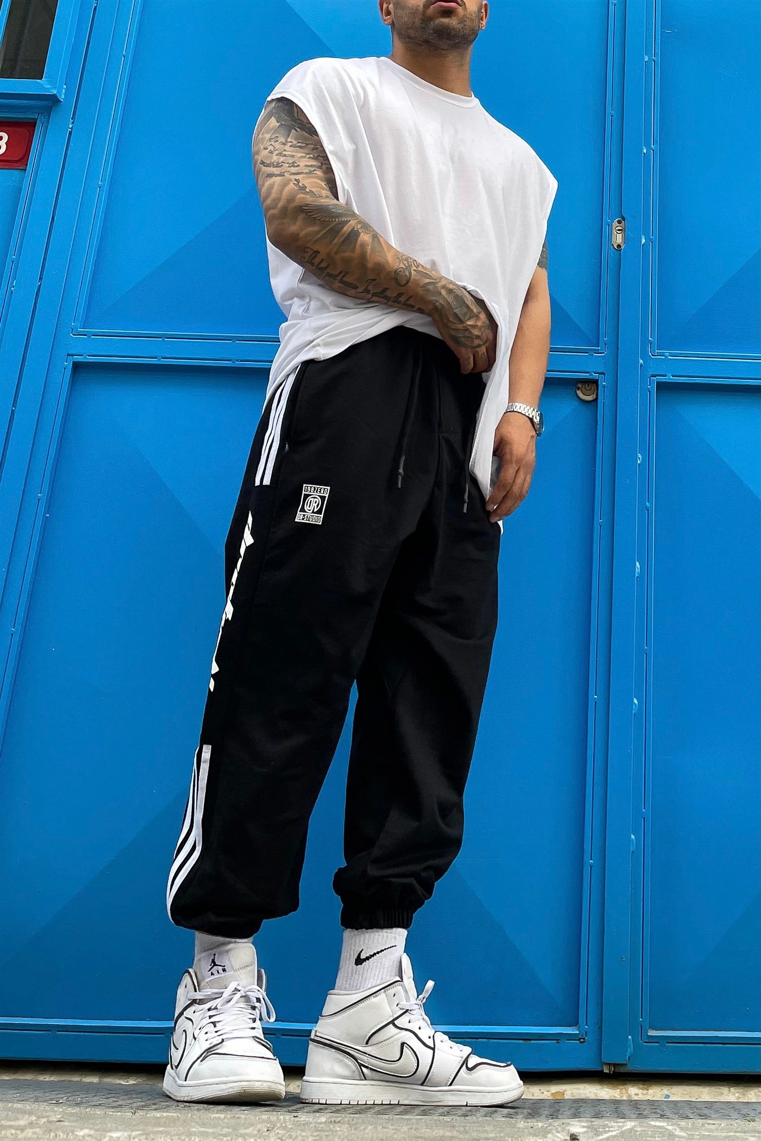 half baggy Sweatpants