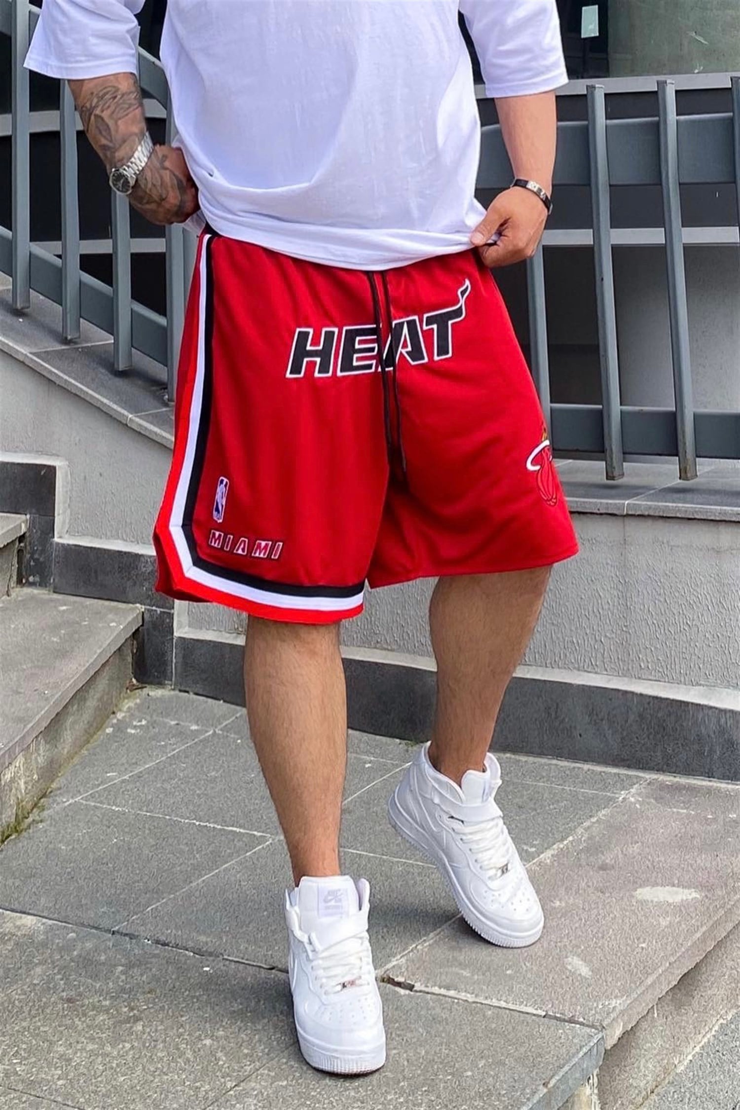 heat bball kırmızı short