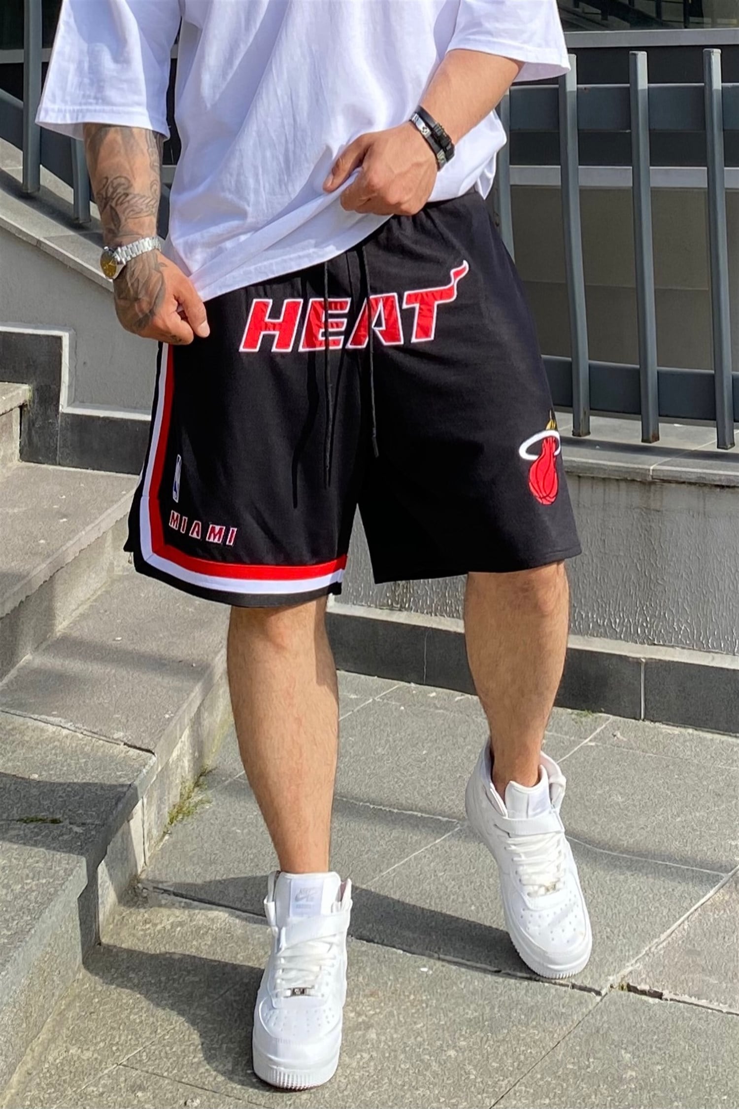 heat bball siyah short