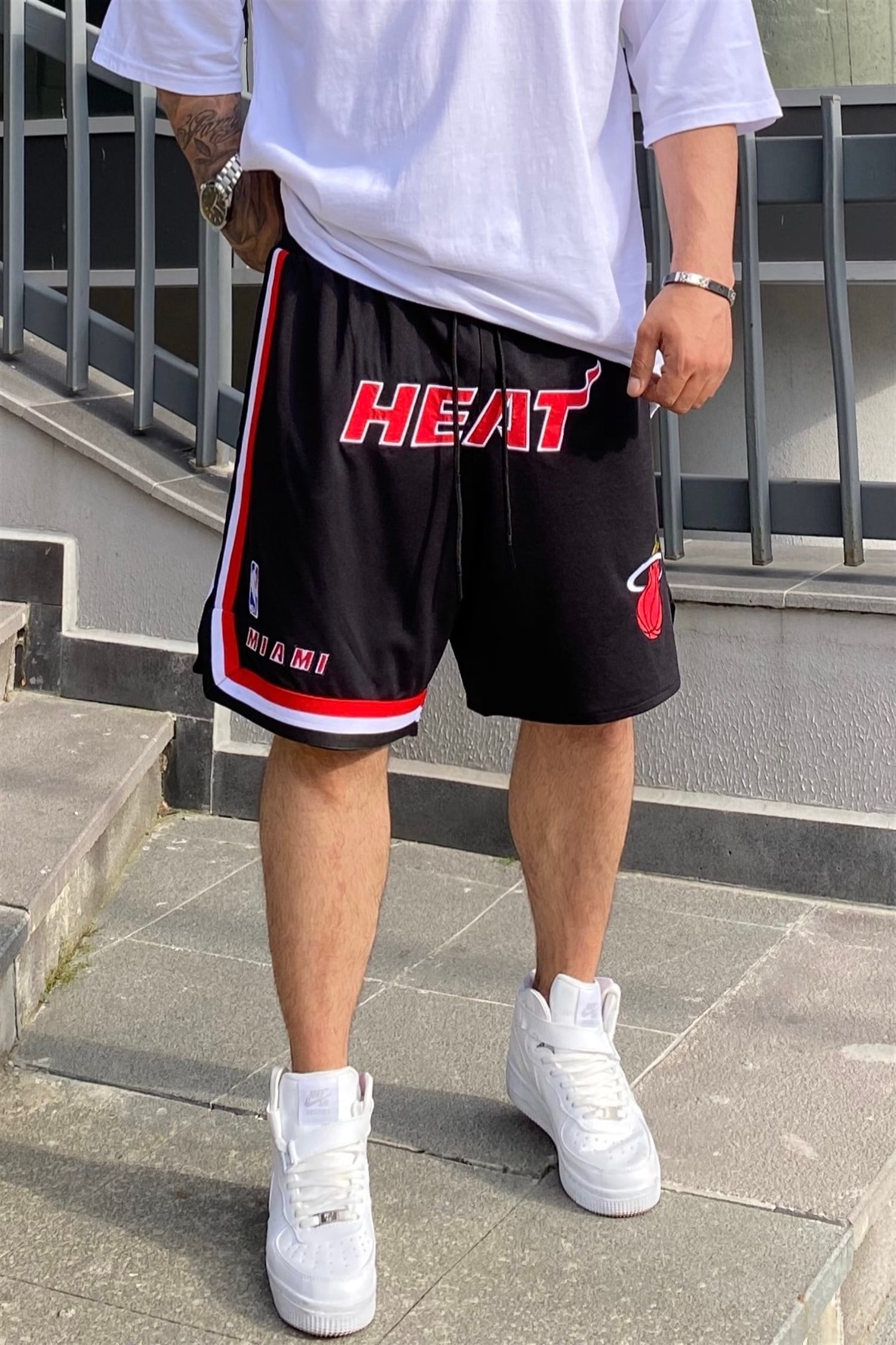 heat bball siyah short