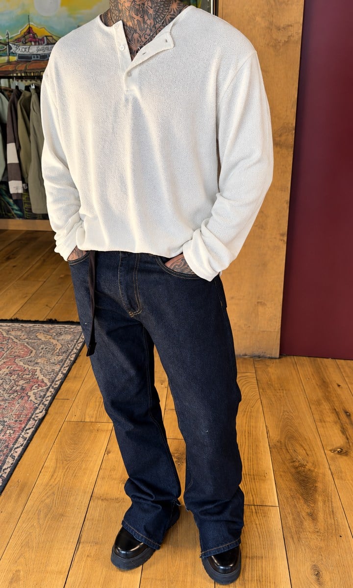 Henley Ekru Triko