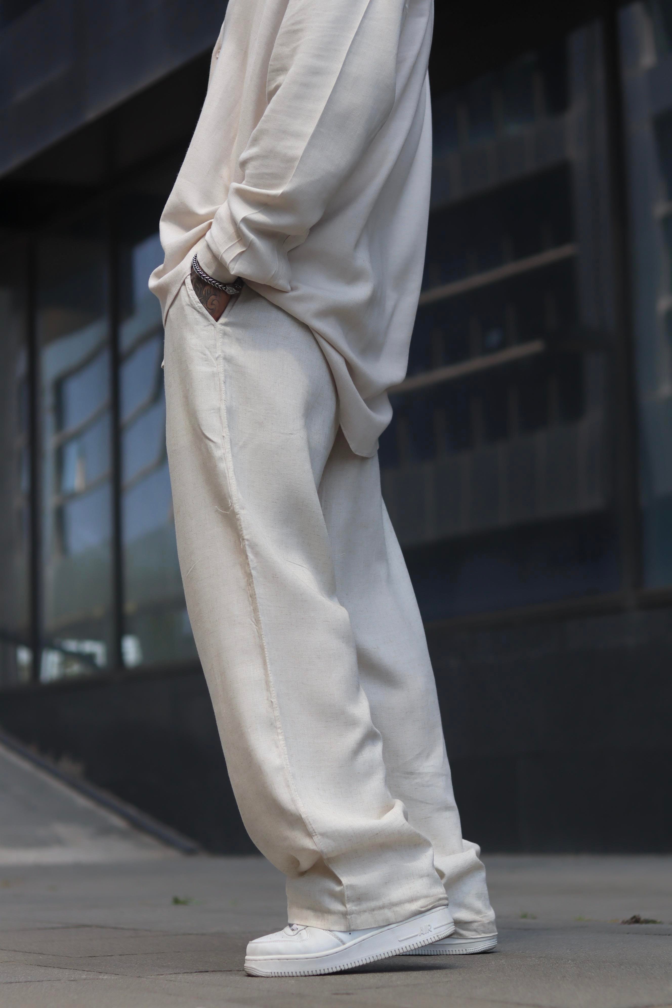 Keten baggy pantolon