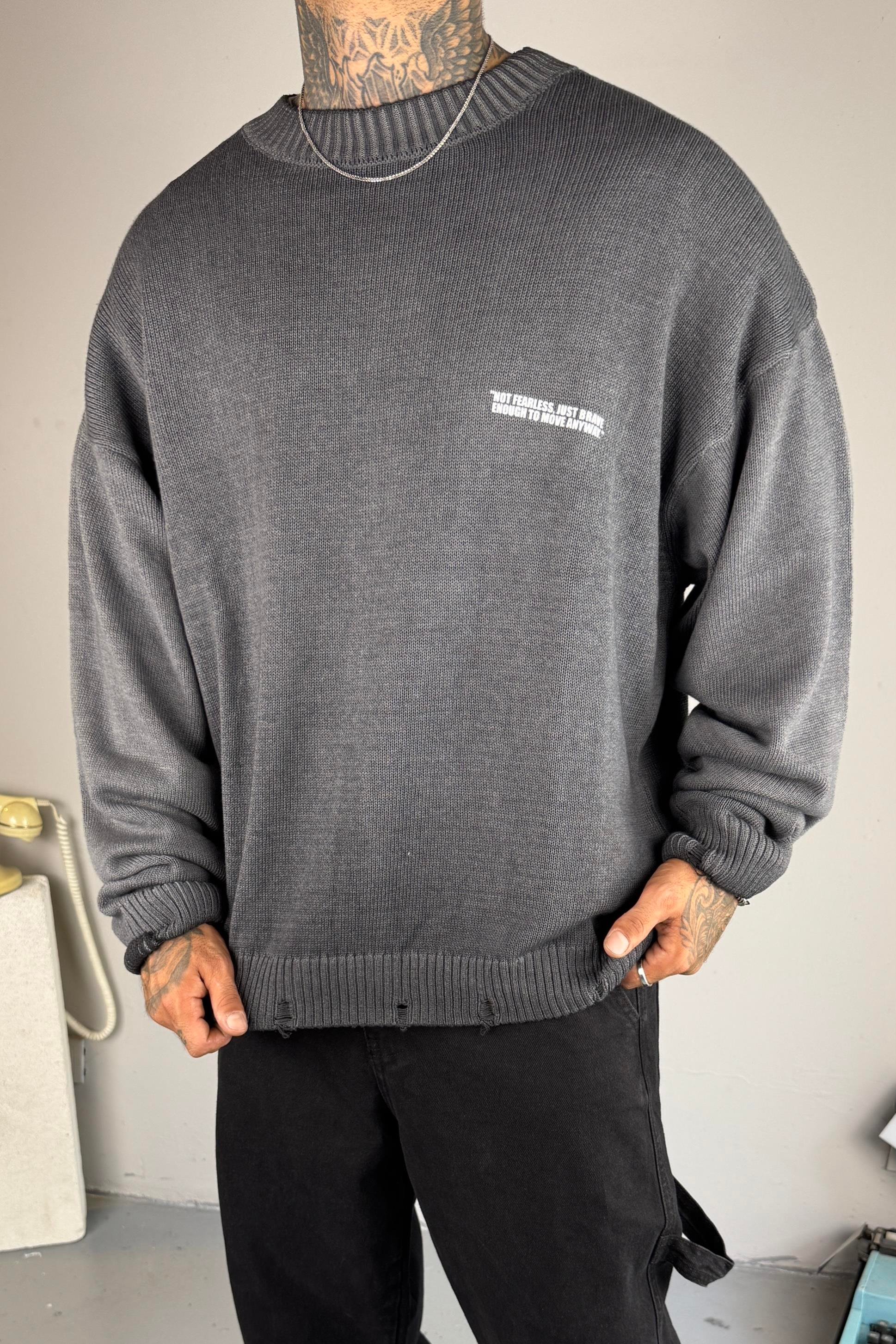 Kül Oversize Triko