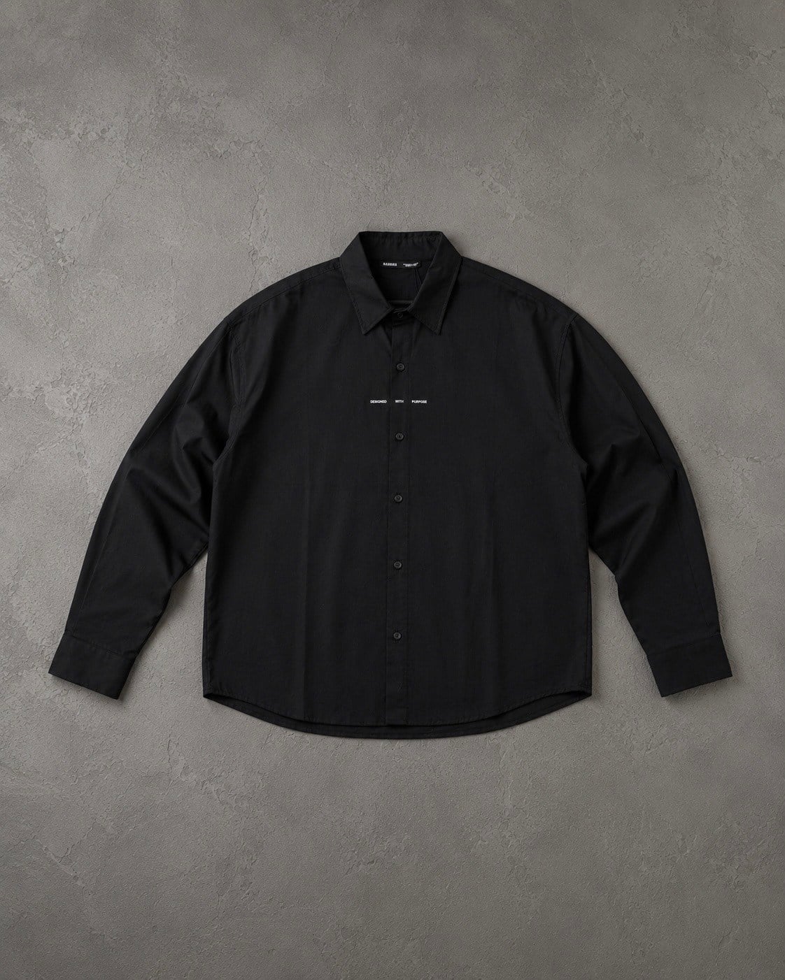Minimal Baskı Oversize Gömlek