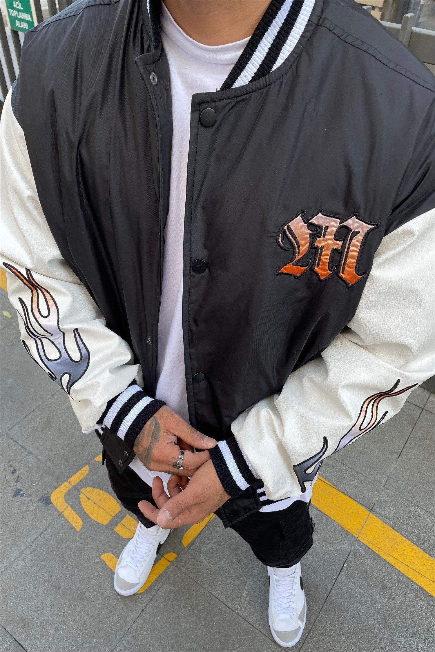 Old school bomber M.fire jacket