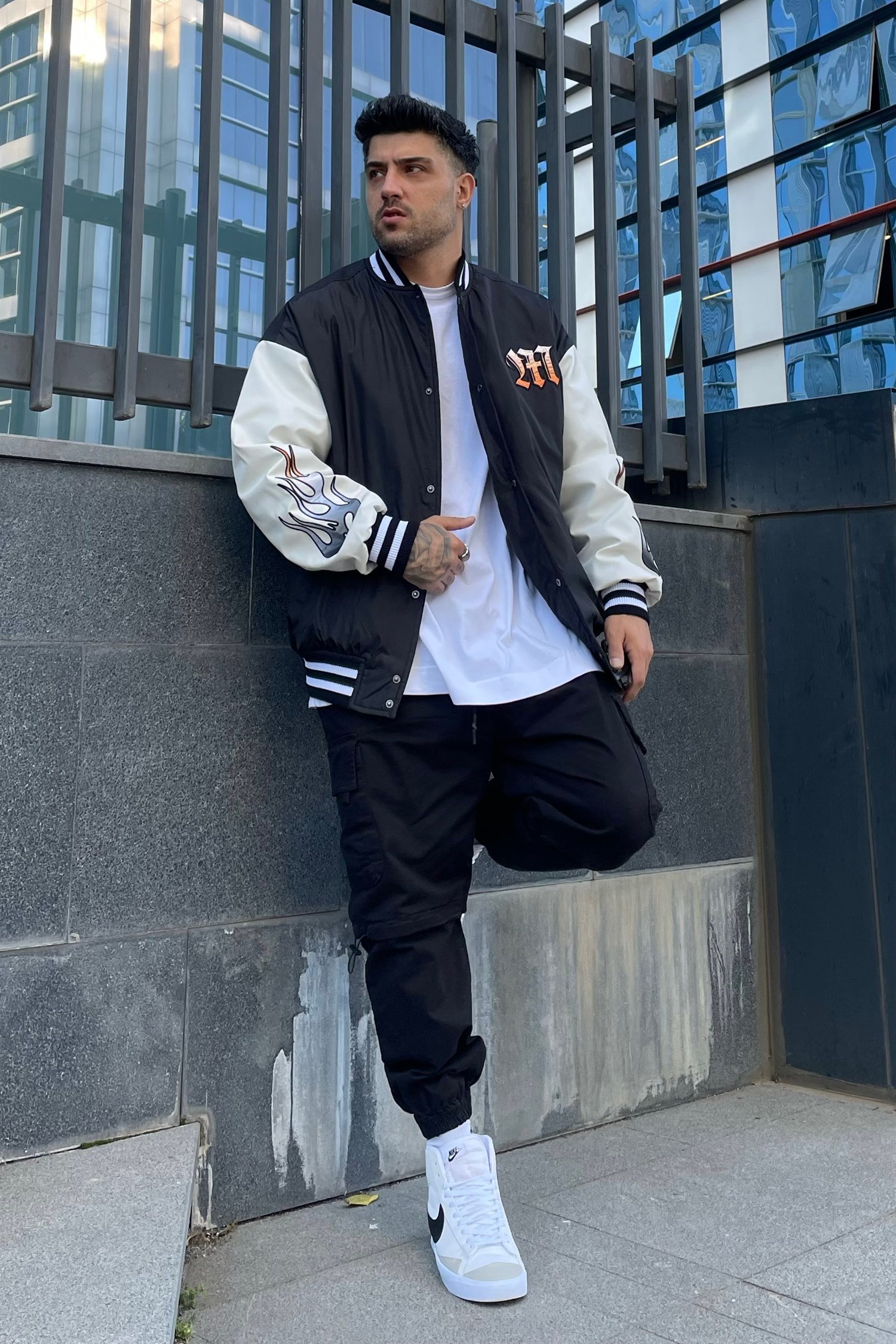 Old school bomber M.fire jacket