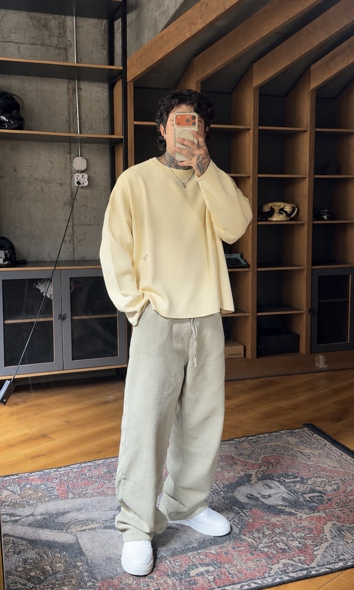 Oversize Çelik Örme Triko