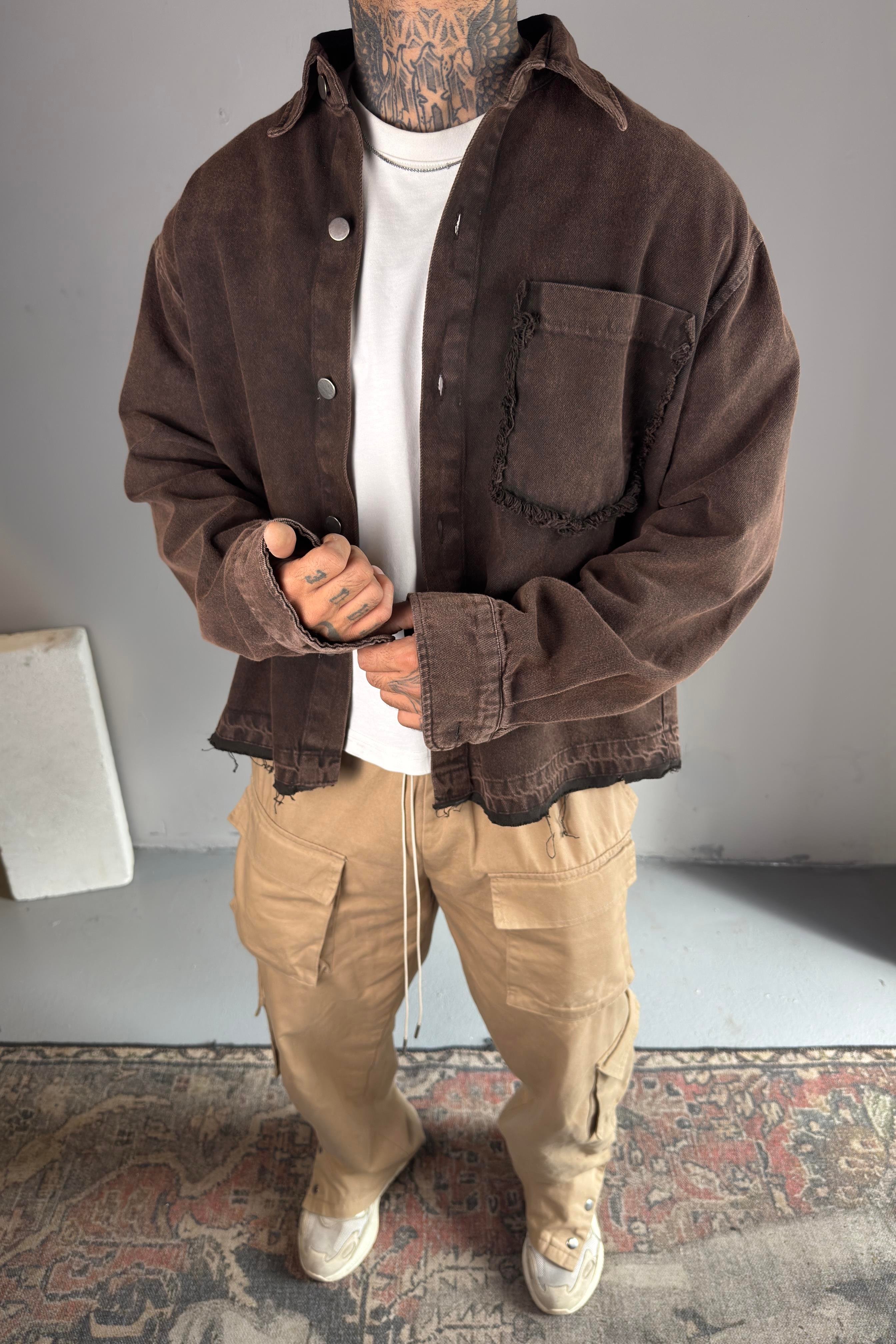 Oversize Denim Gömlek