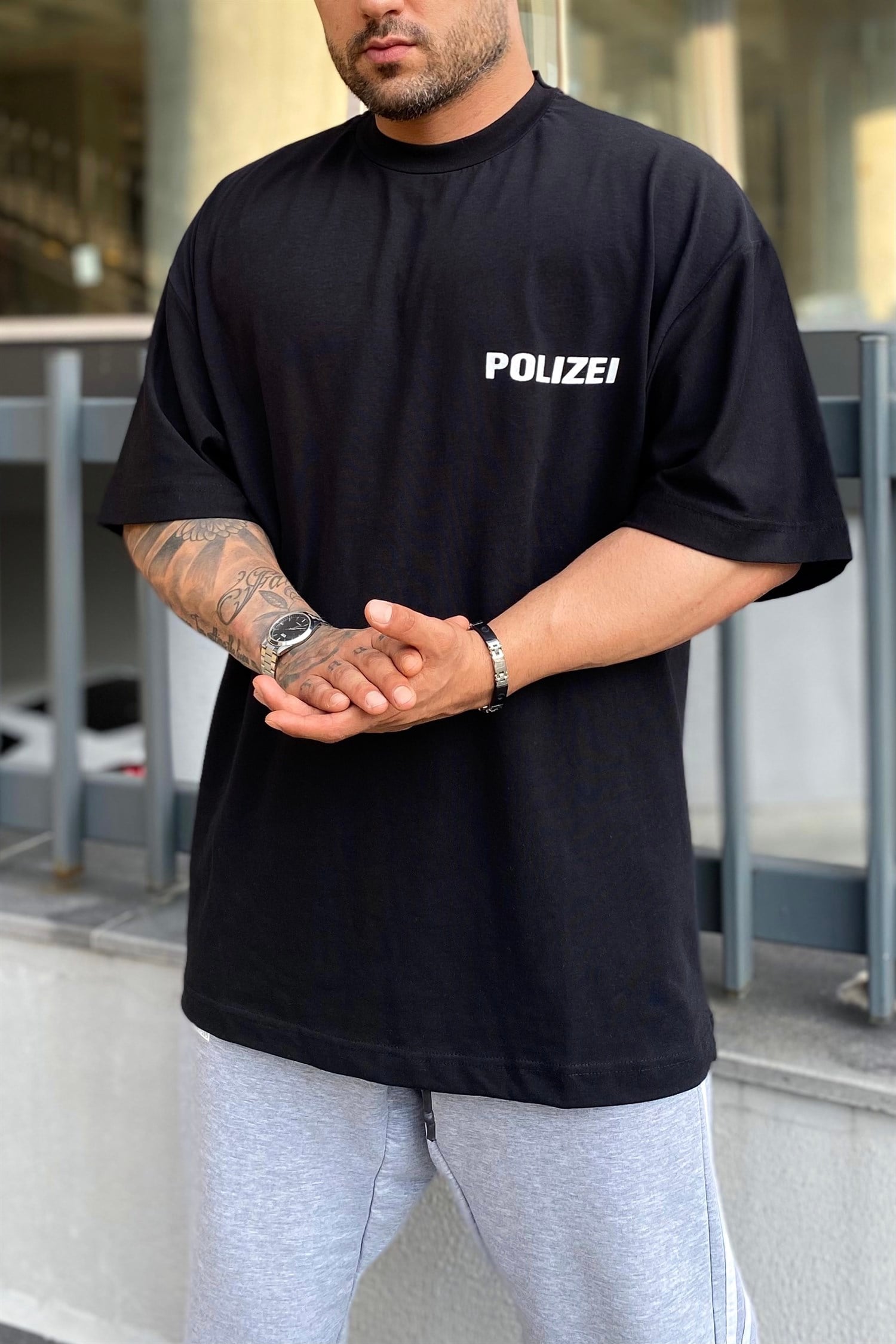 Polizei oversize tshirt