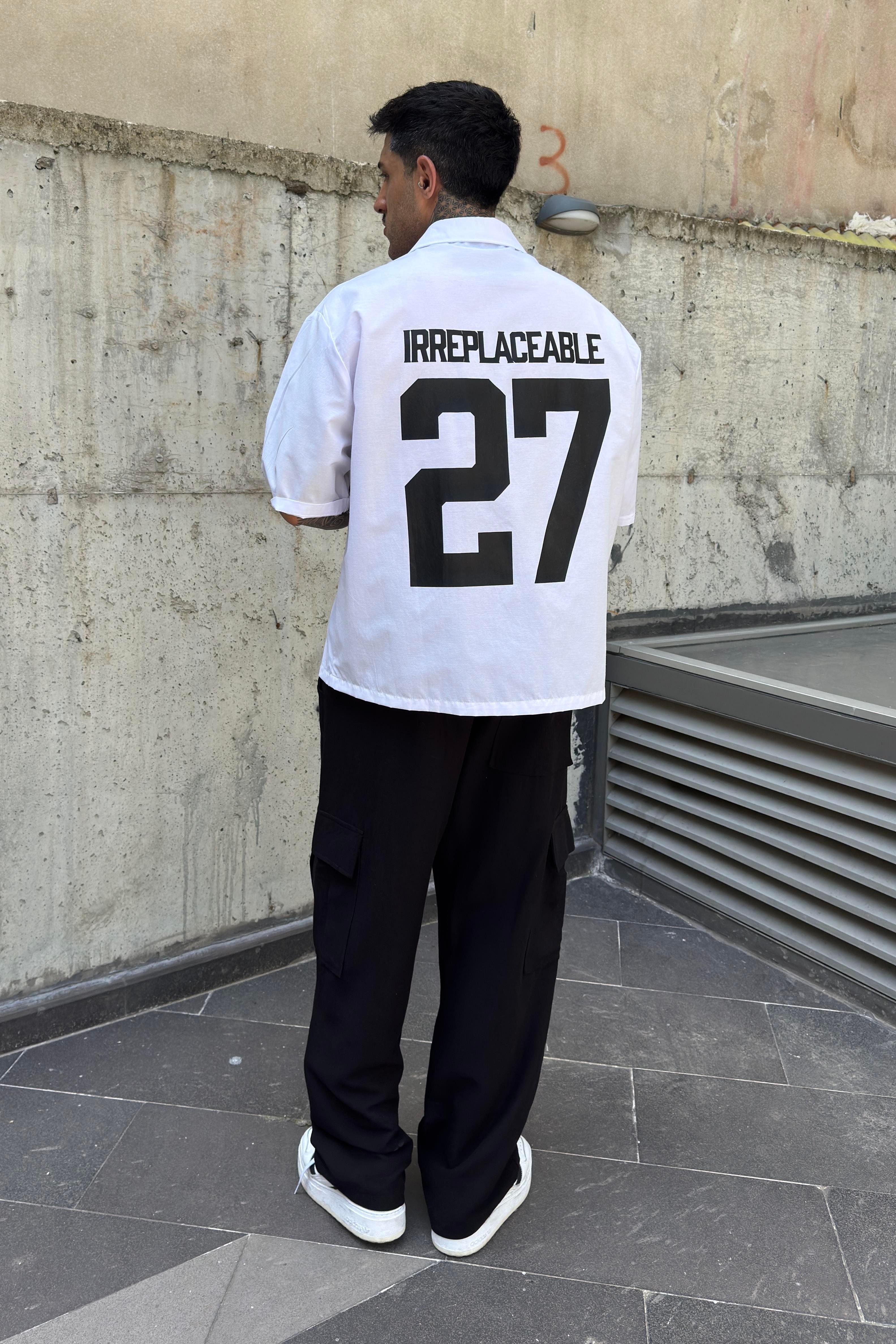 RPL27 Oversize Siyah Gömlek