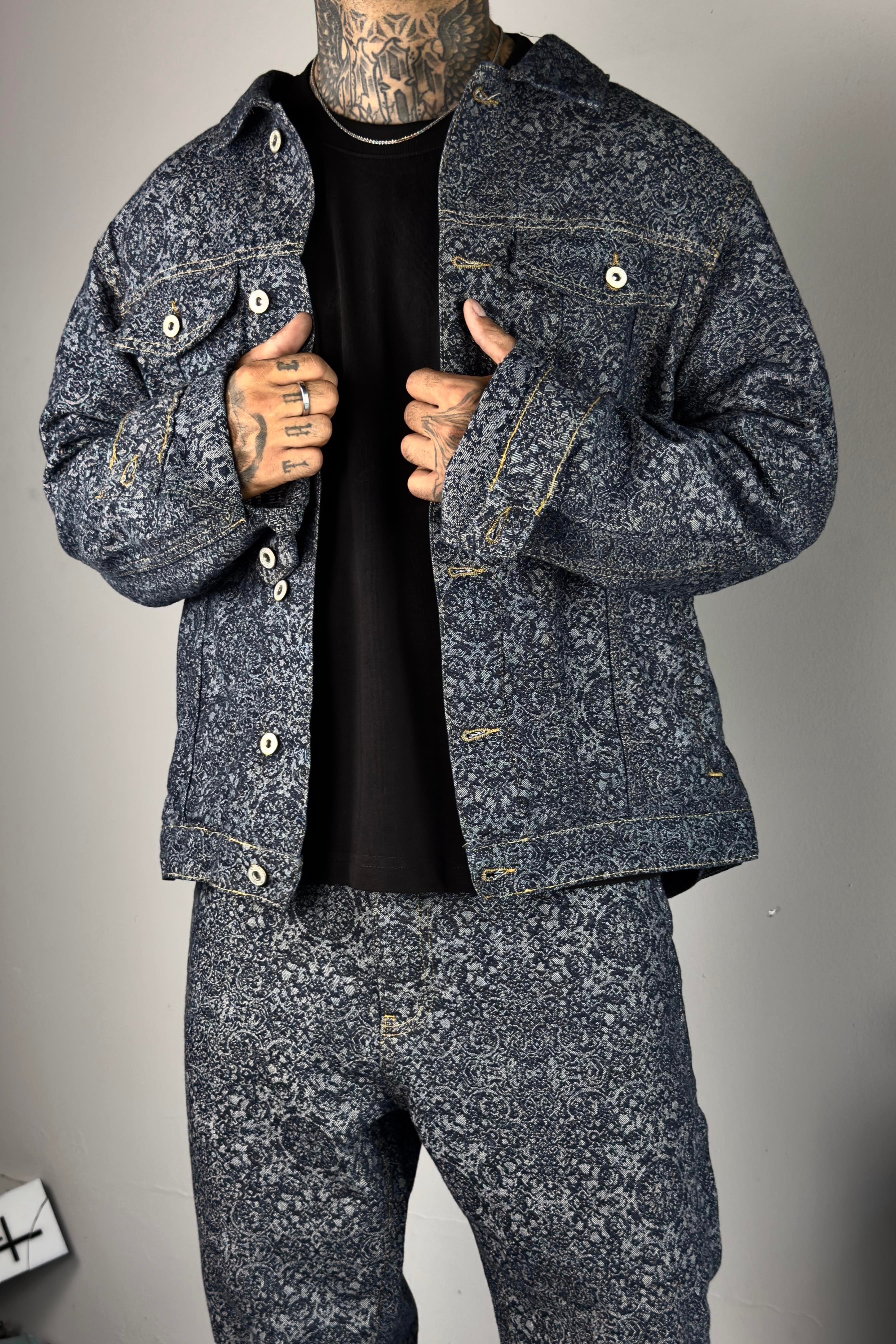 Shadow Weave Denim Set