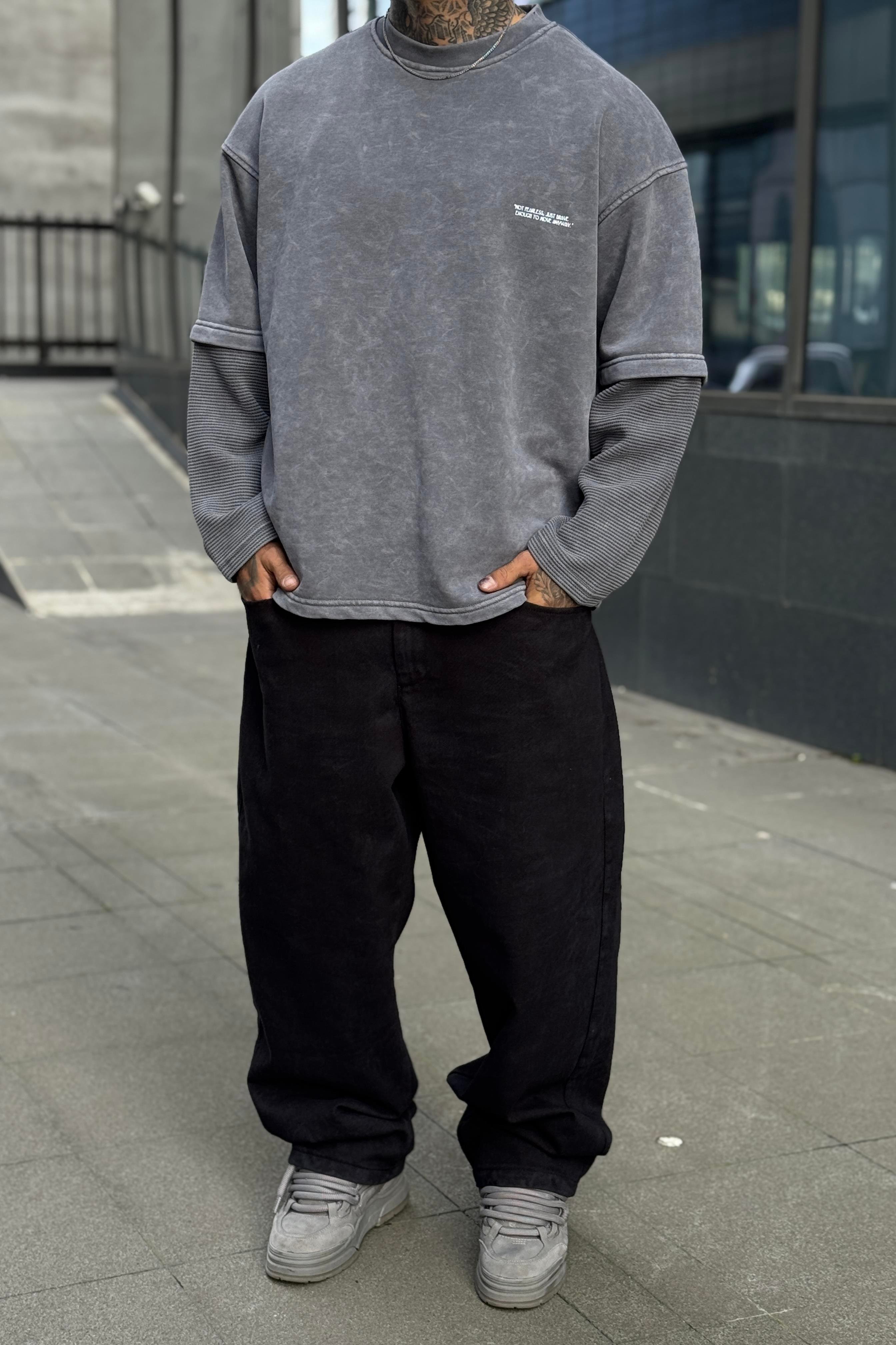 Washed Grey Sweatshirt