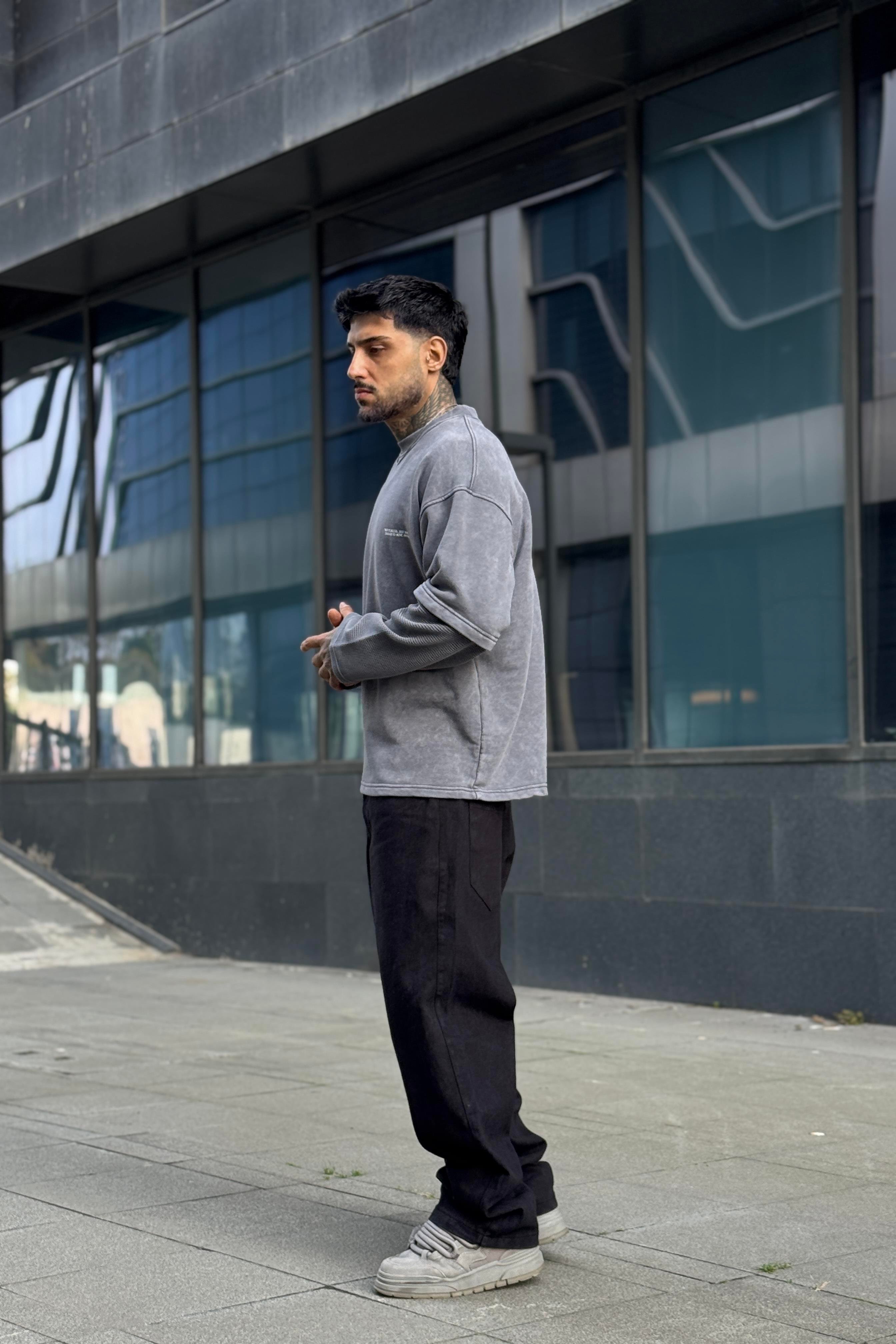 Washed Grey Sweatshirt