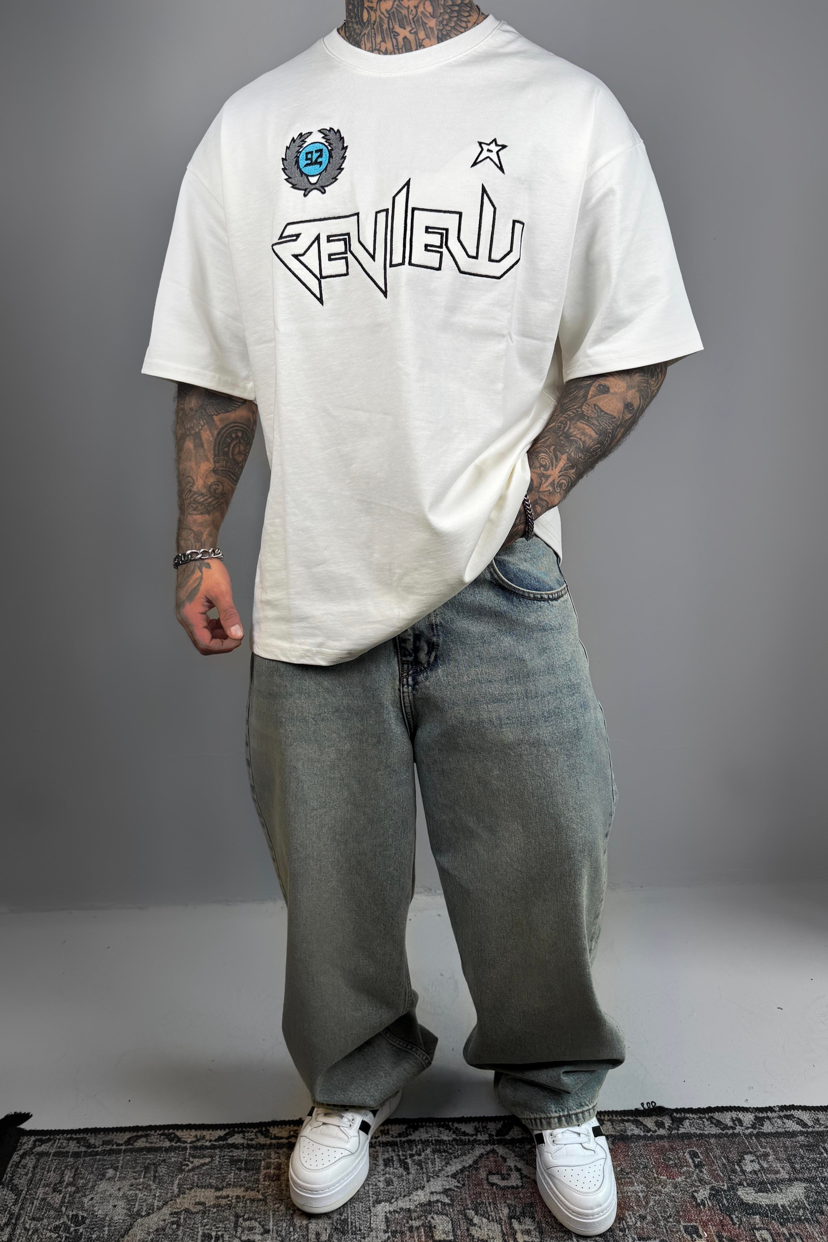 White Vision Oversize Tshirt