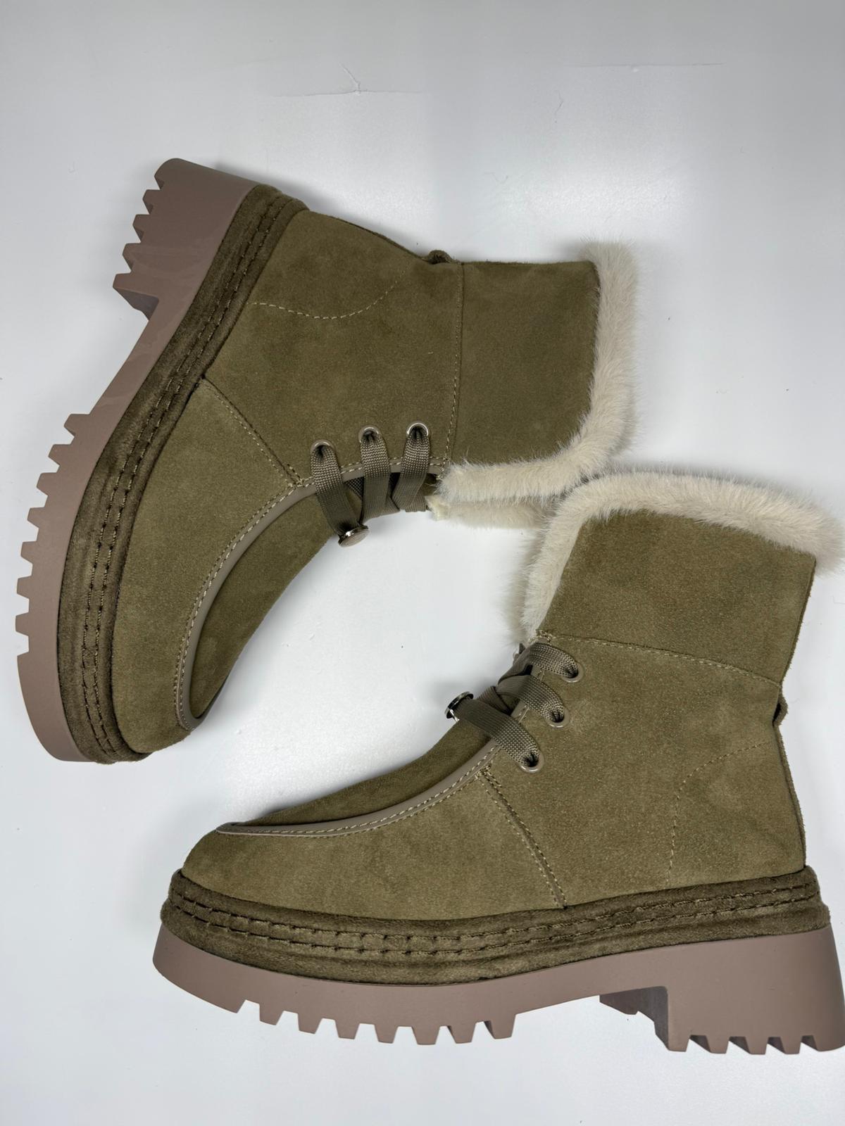 Kadın İthal Sneaker | Haki