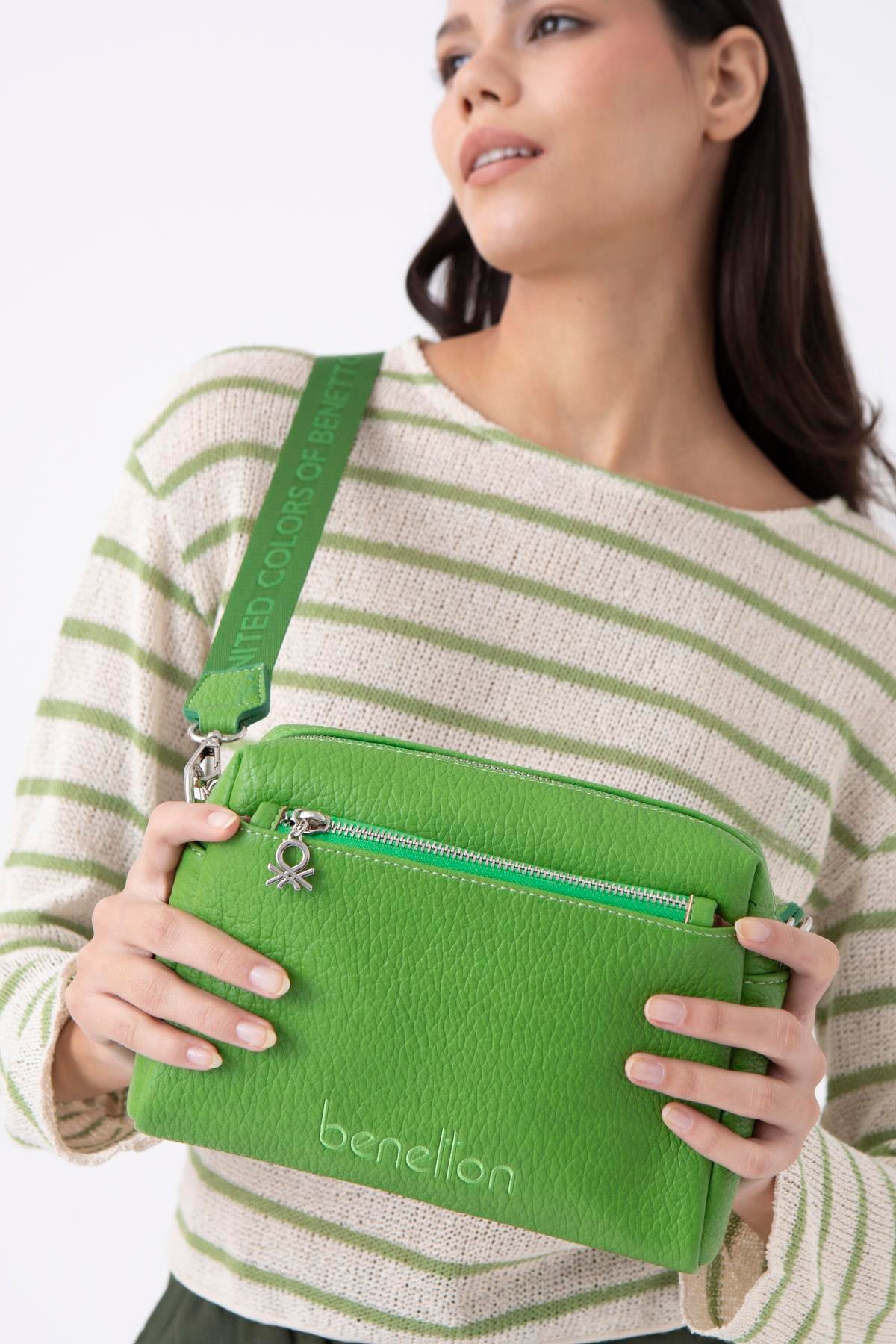 Benetton Kadın El Çanta | Yeşil