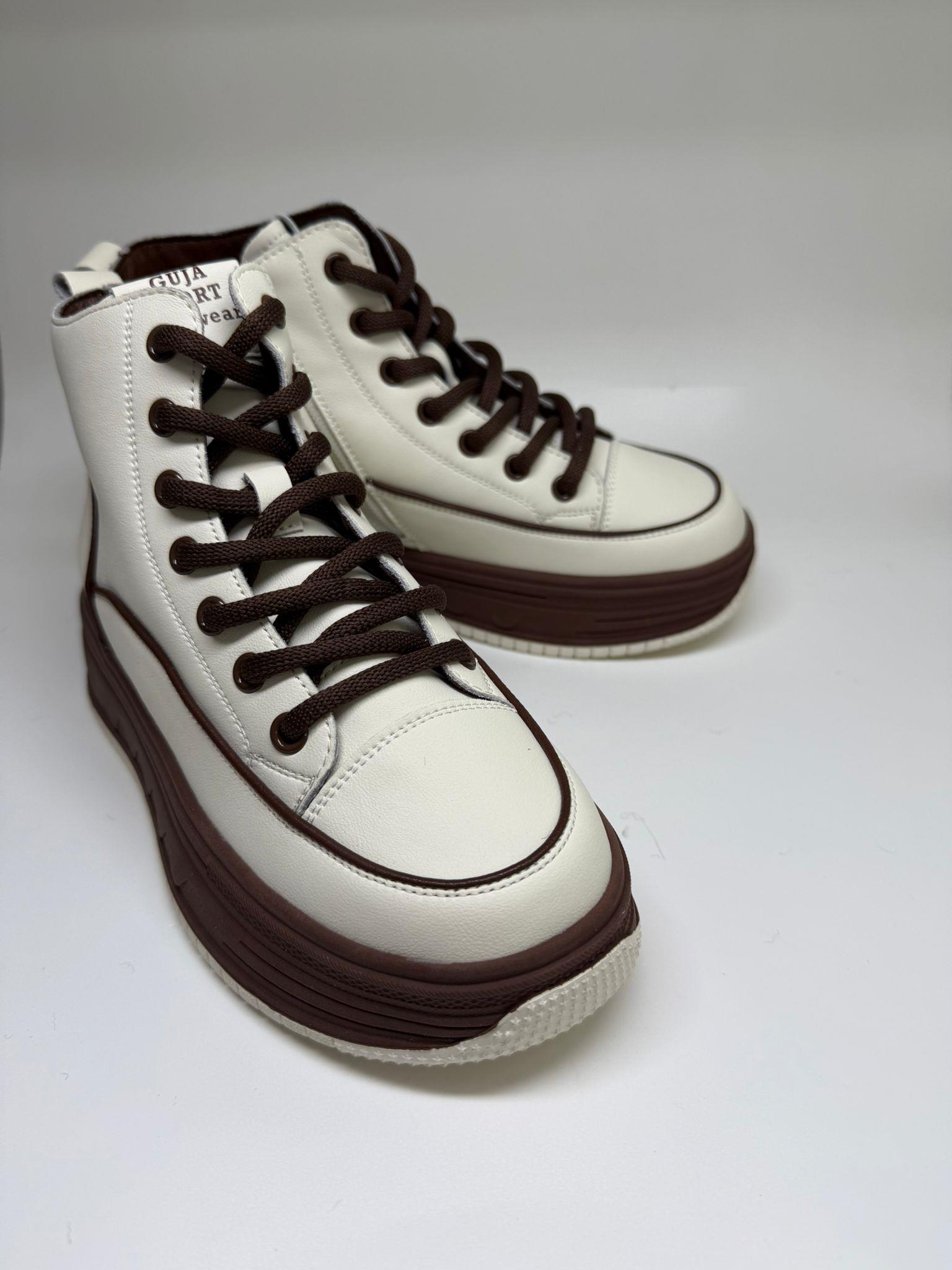 Kadın İthal Sneaker | Bej