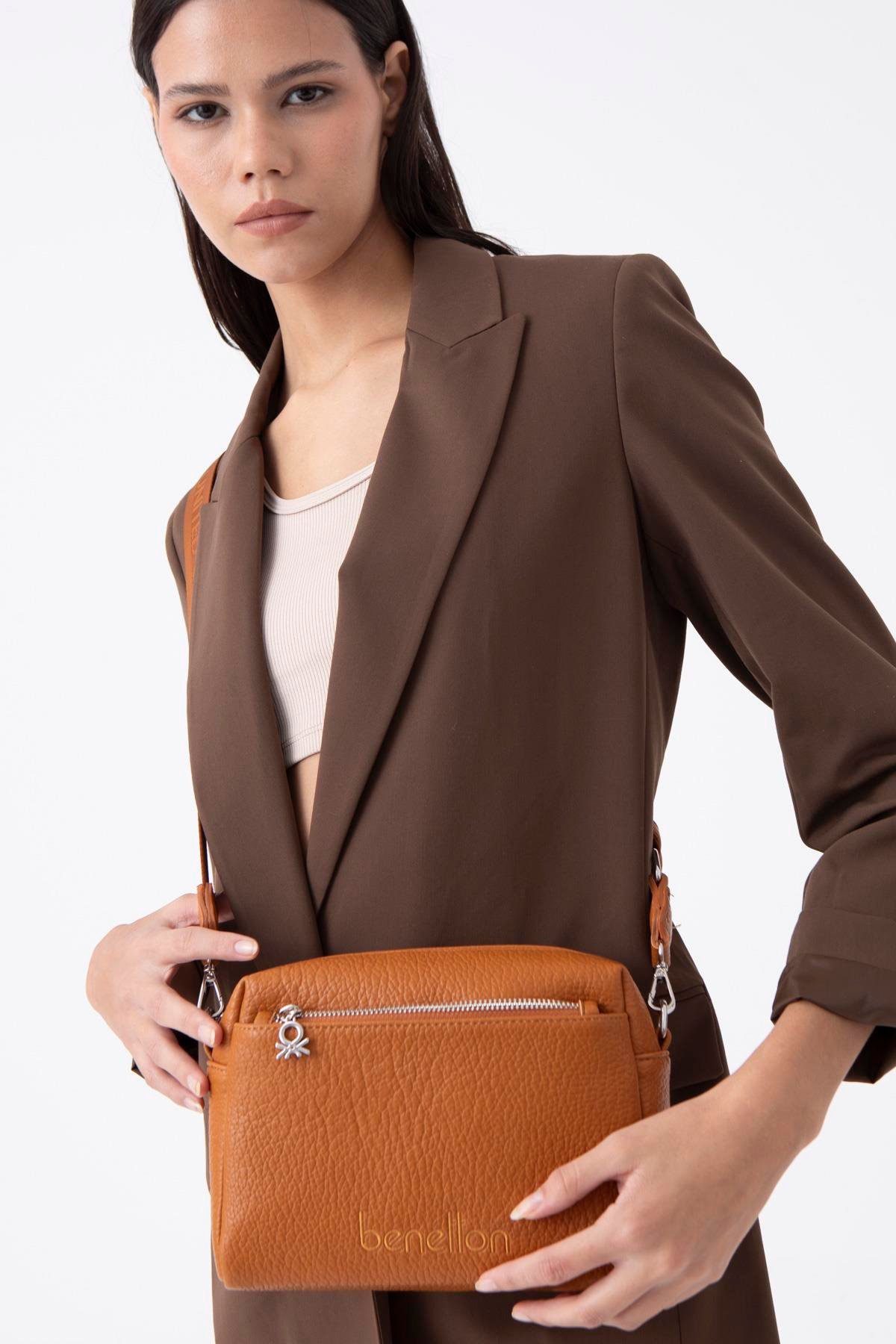 Benetton Kadın El Çanta | Camel