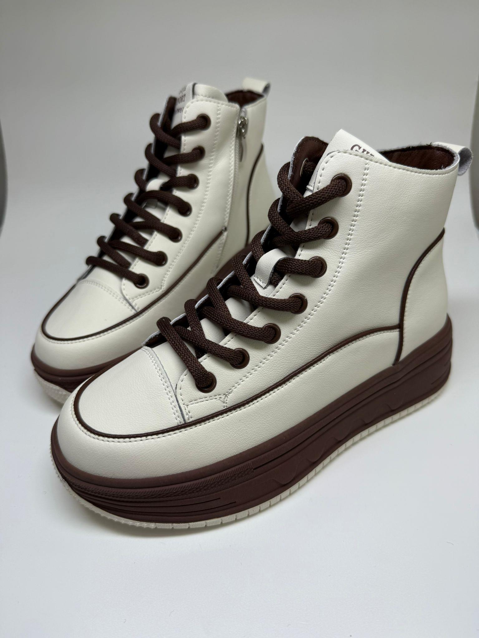 Kadın İthal Sneaker | Bej