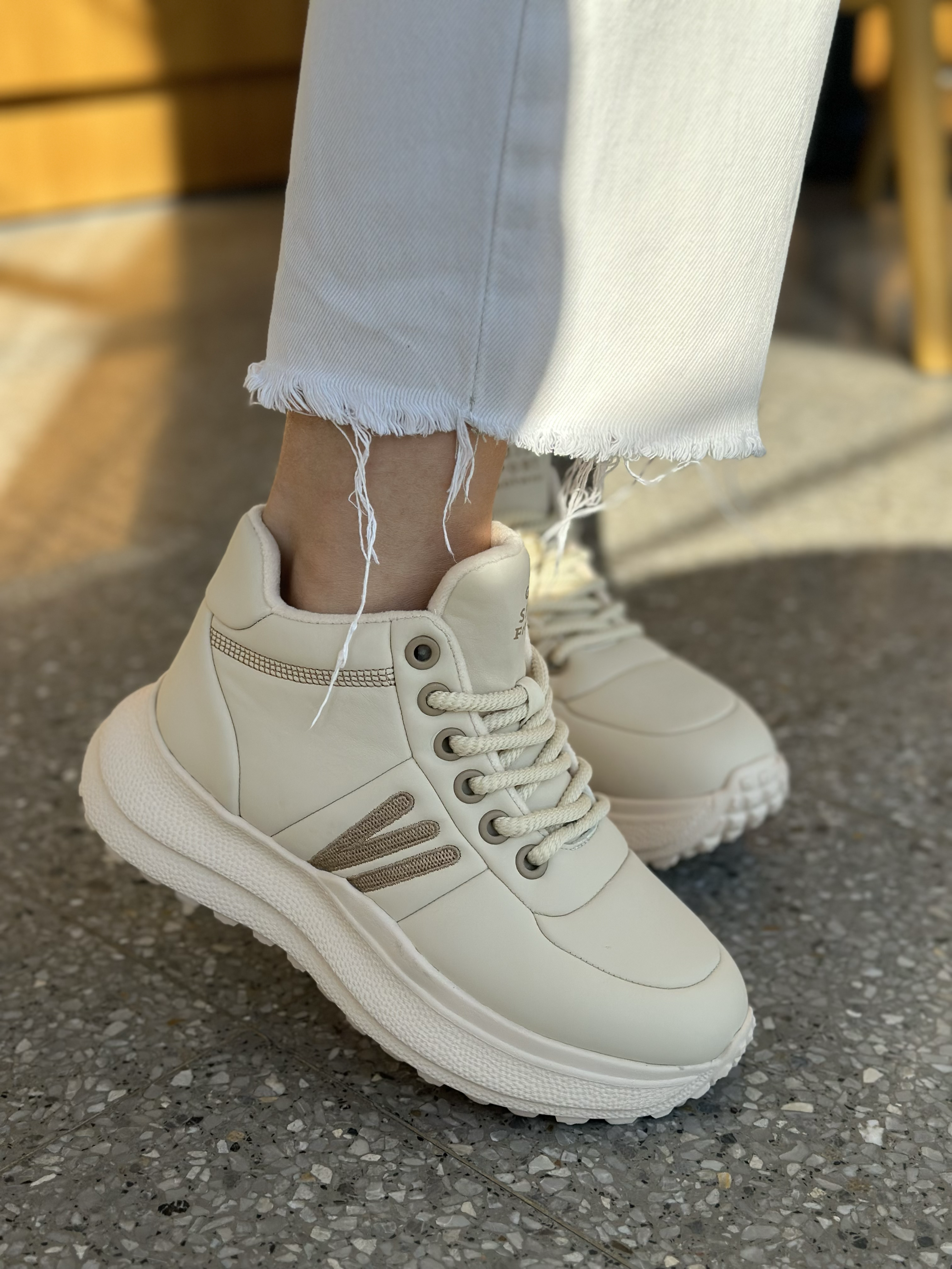 KADIN İTHAL SNEAKER | BEJ