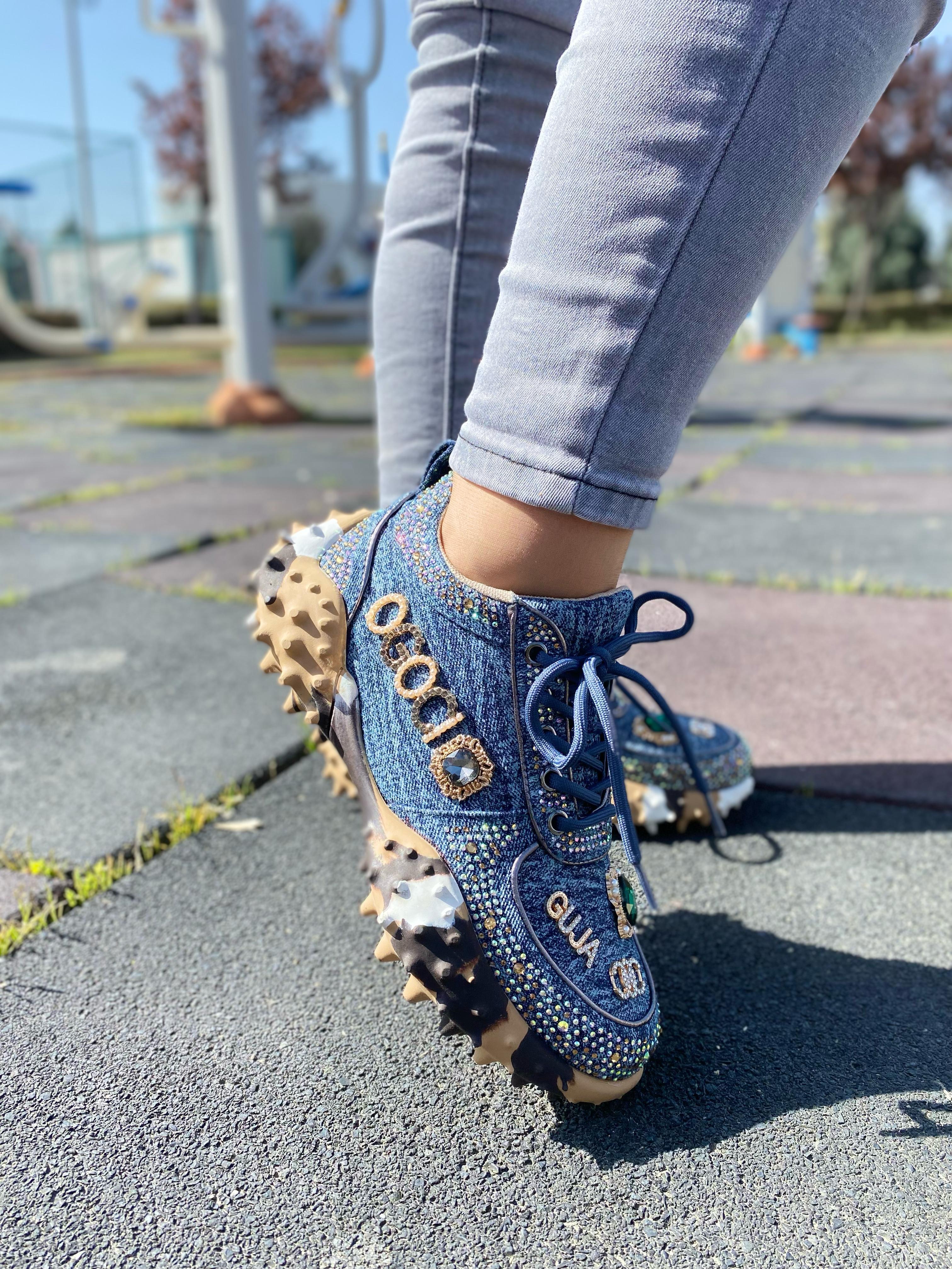 KADIN İTHAL SNEAKER | LACİVERT